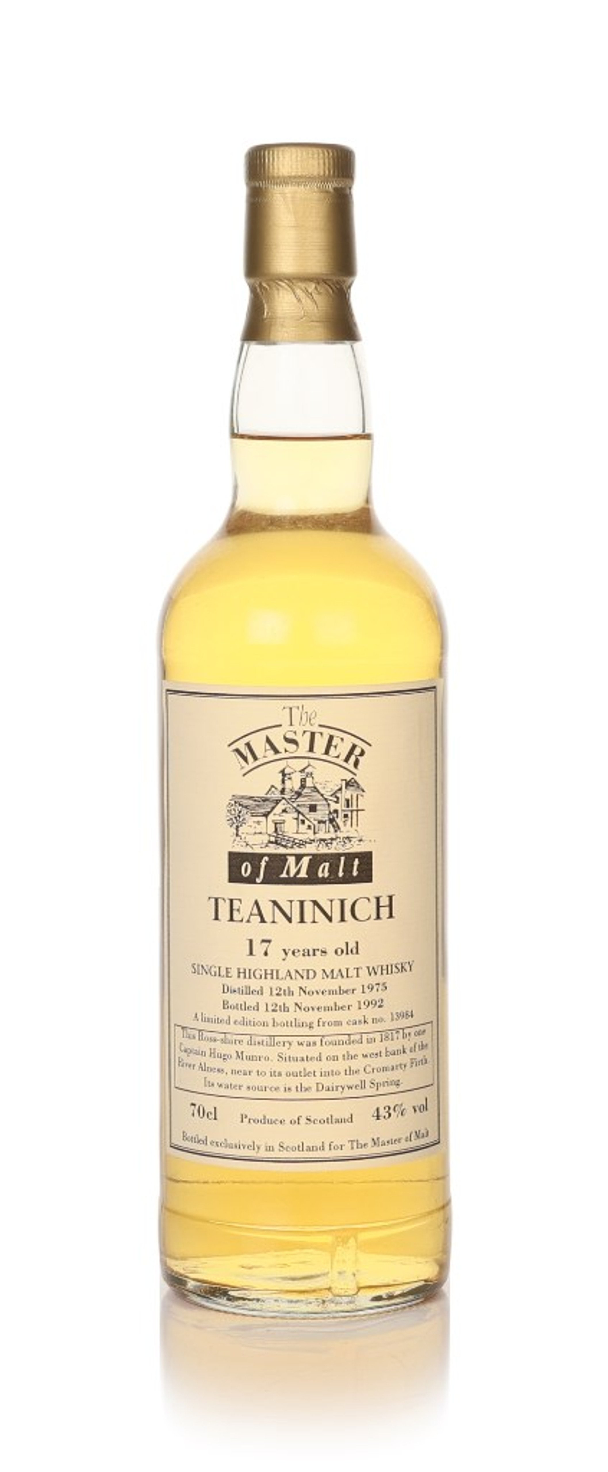 Teaninich 17 Year Old 1975 (cask 13984) (Master of Malt) 70cl