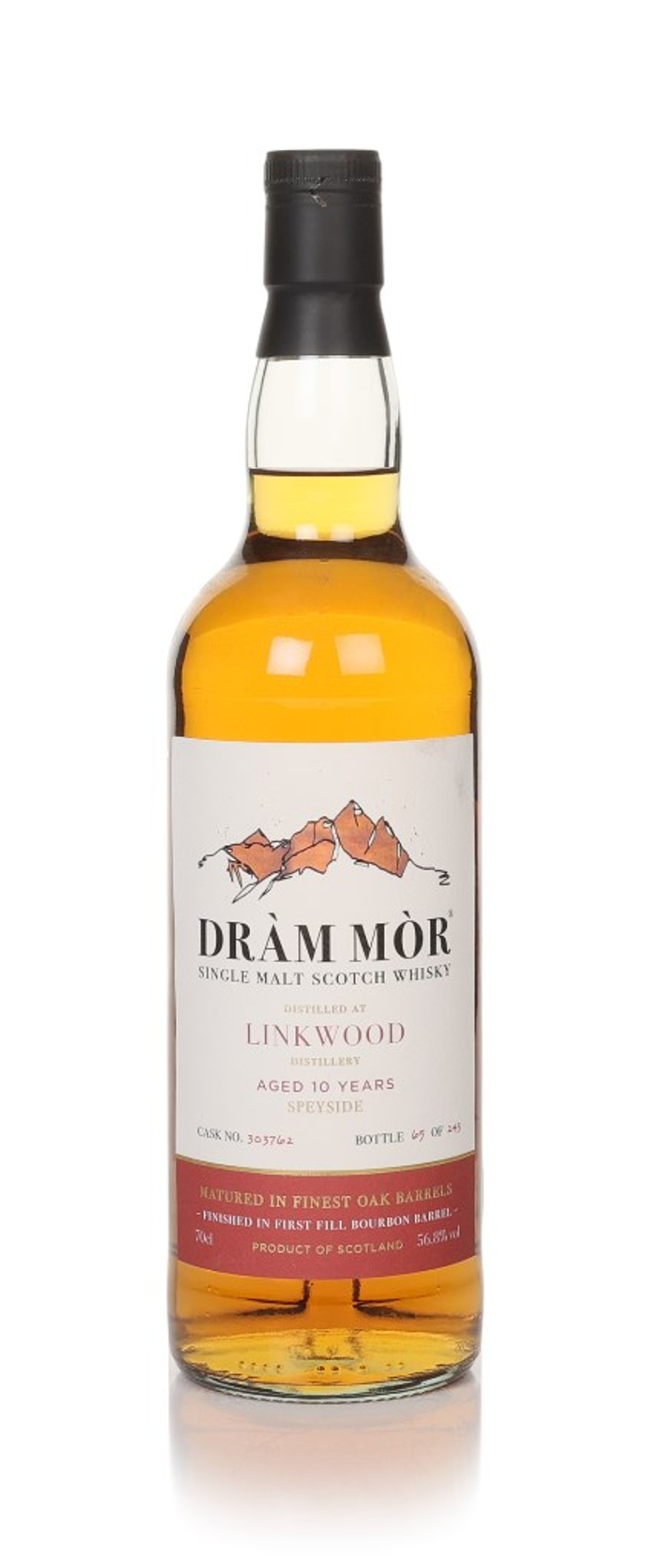 Linkwood 10 Year Old (cask 303762) - Dràm Mòr 70cl