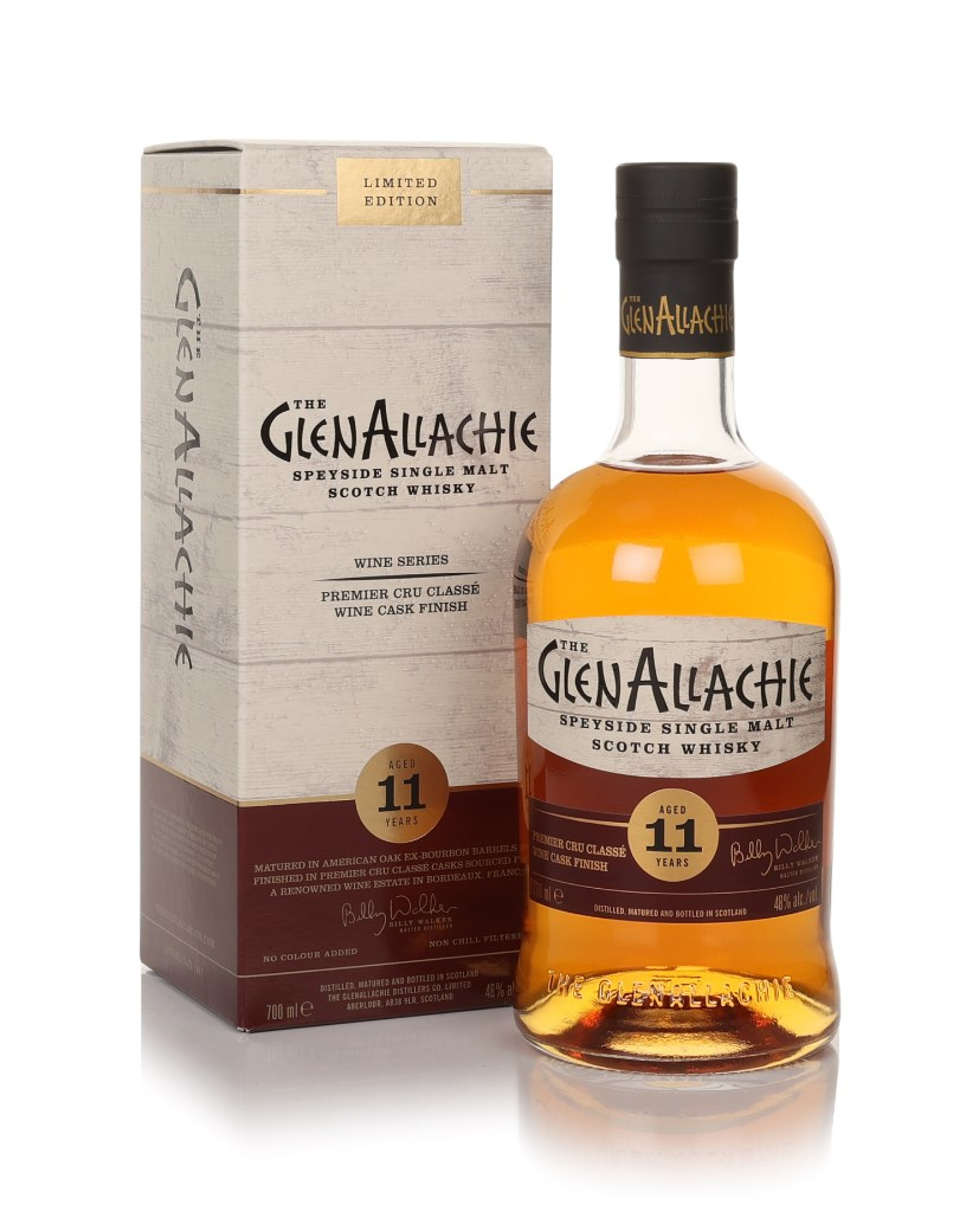 GlenAllachie 11 Year Old Premier Cru Classé Wine Cask Finish 70cl