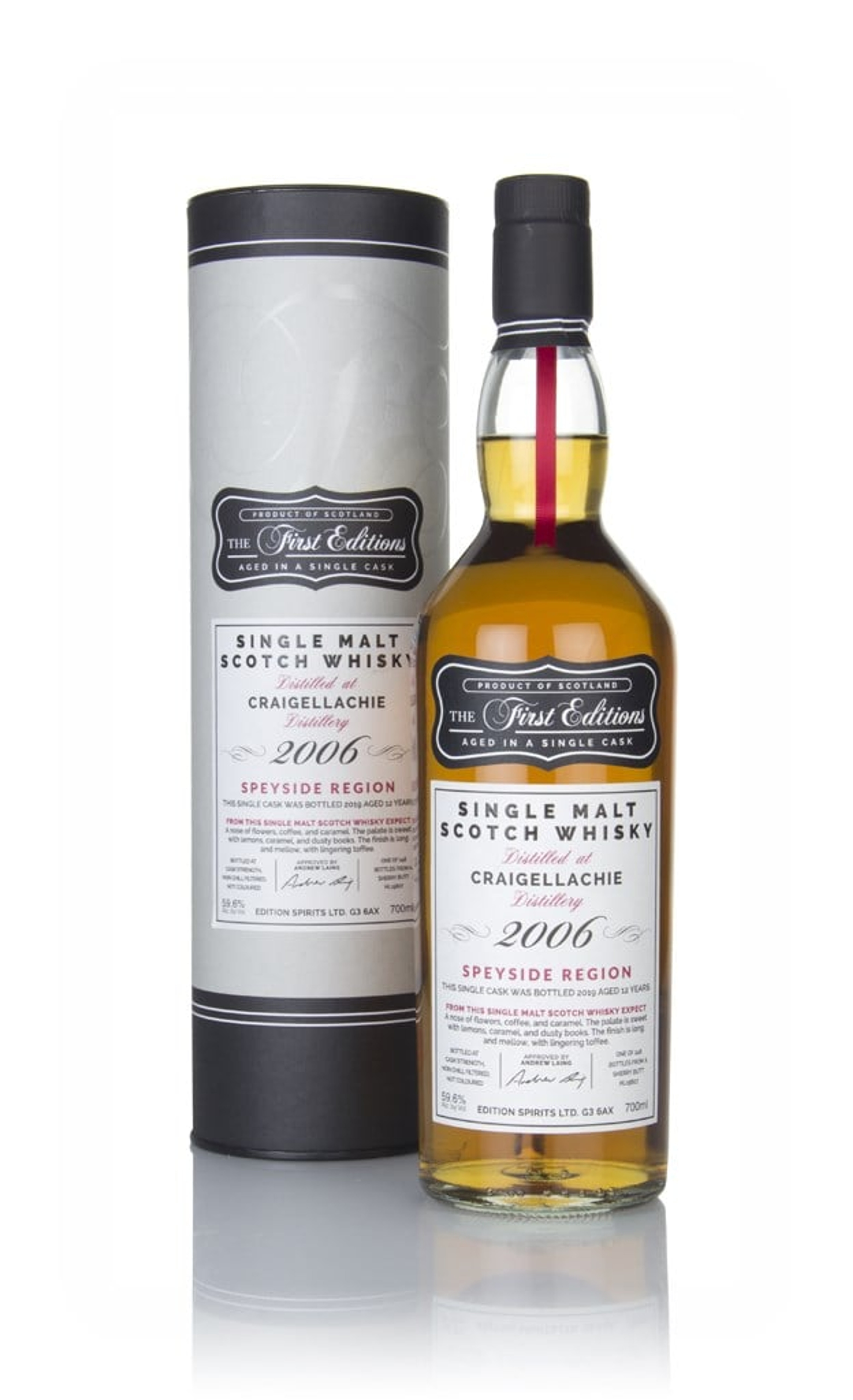 Craigellachie 12 Year Old 2006 (cask 15807) - The First Editions (Hunter Laing) 70cl