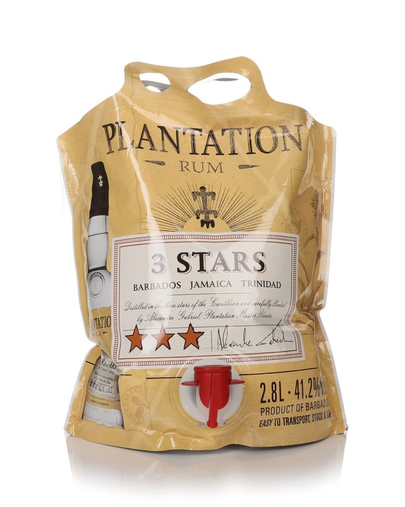 Plantation 3 Stars White Rum Pouch (2.8L) 280cl
