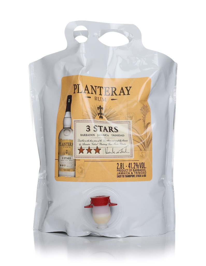 Planteray 3 Stars White Rum Pouch (2.8L) 280cl