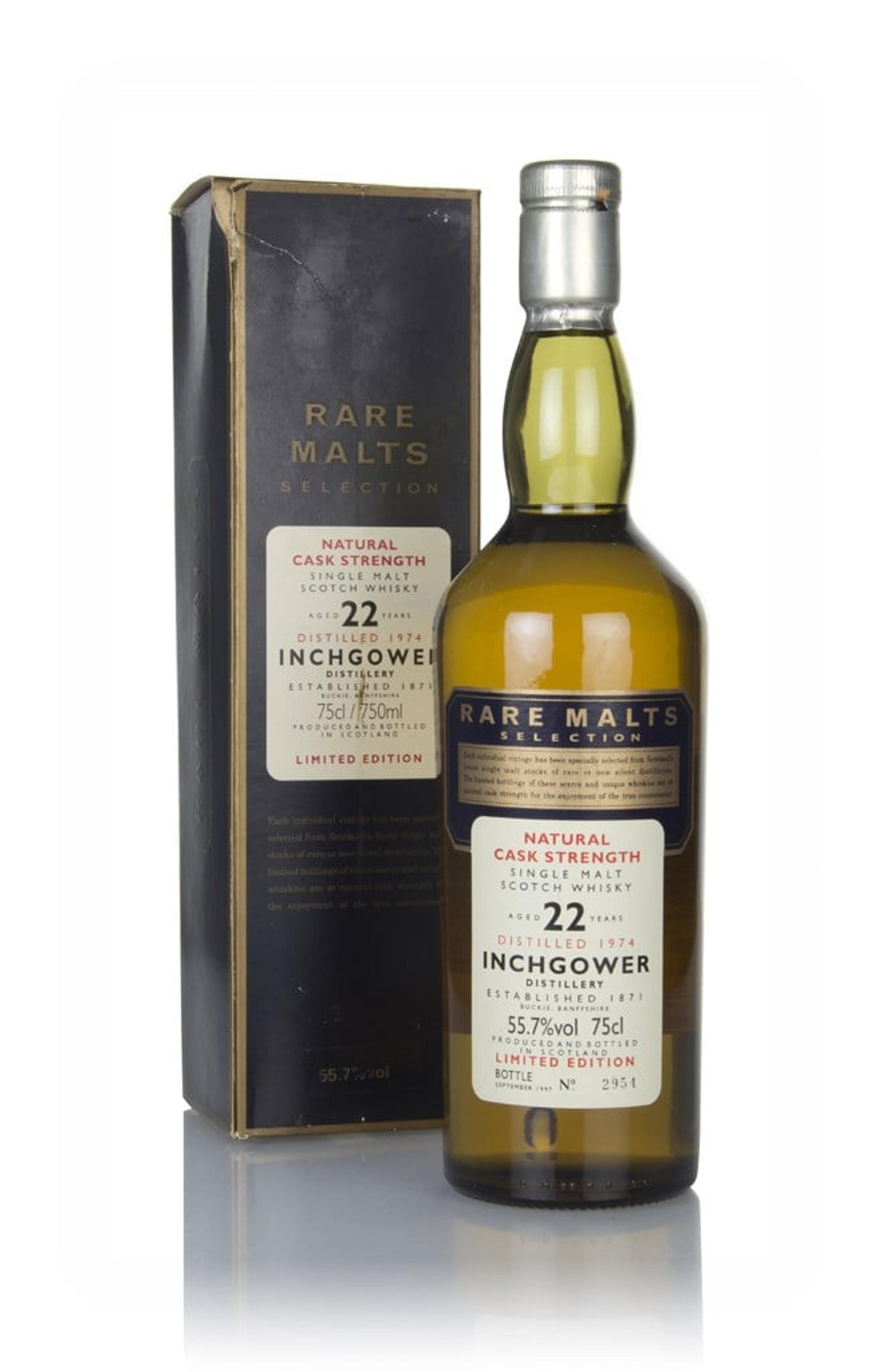 Inchgower 22 Year Old 1974 - Rare Malts 75cl