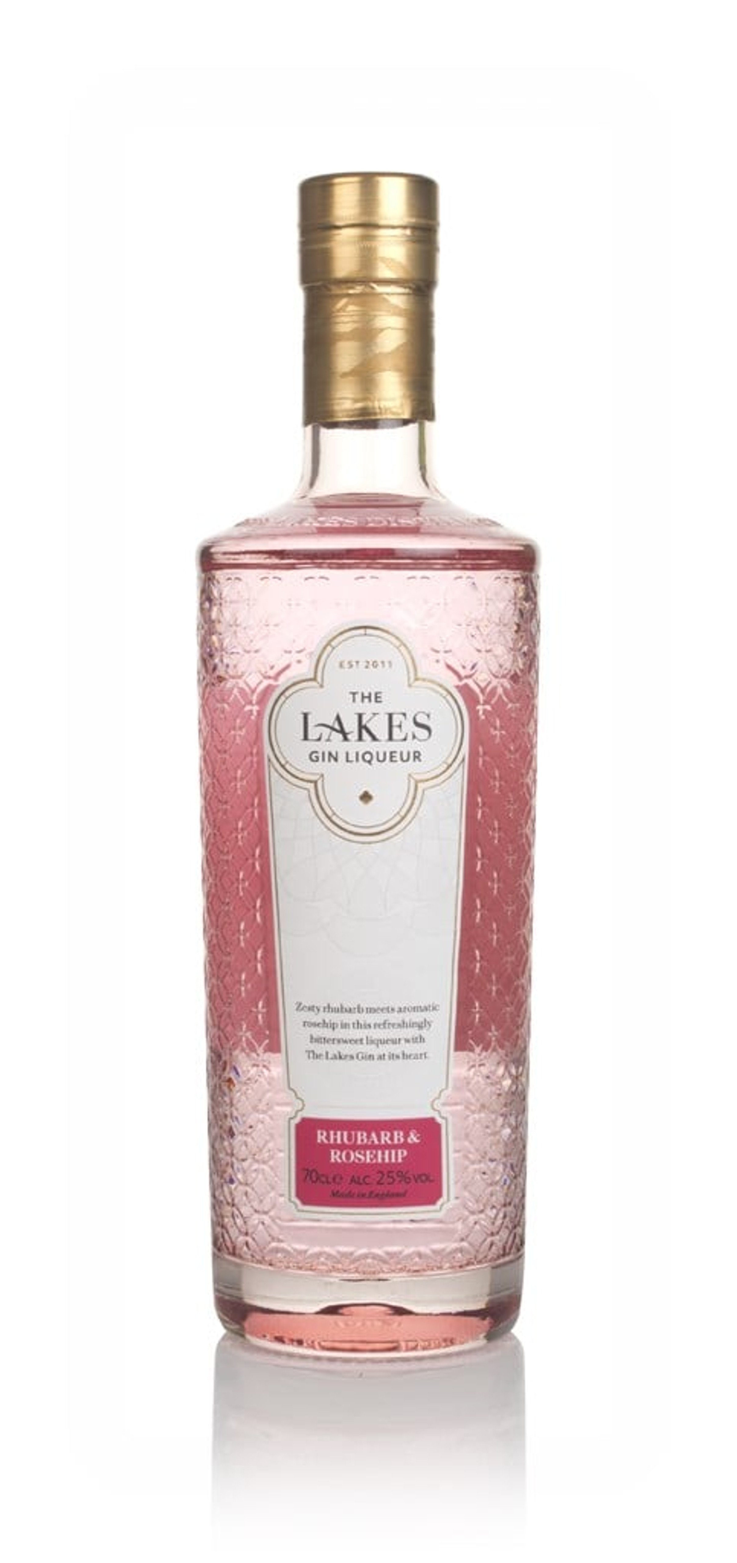 The Lakes Rhubarb & Rosehip Gin Liqueur (No Box / Torn Label) 70cl