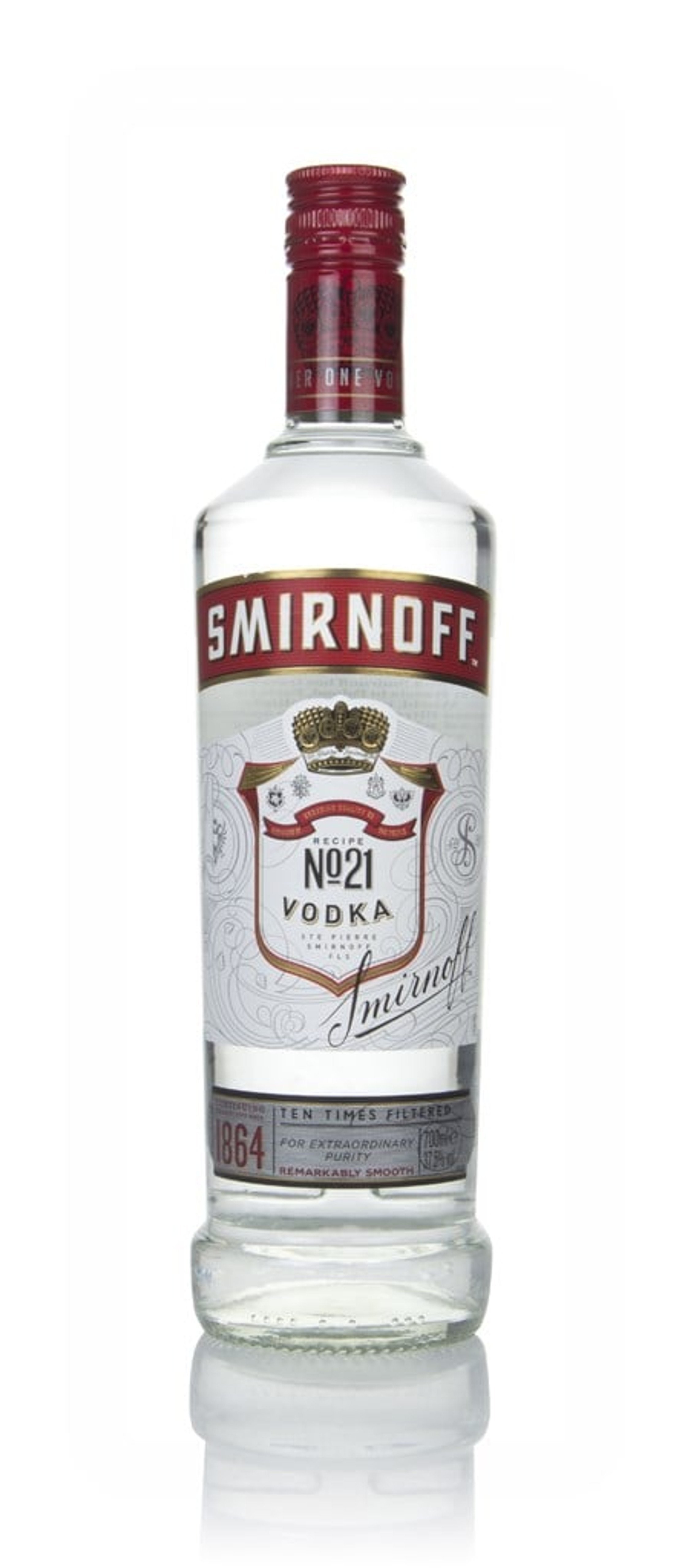 Smirnoff Red Vodka (No Box / Torn Label) 70cl