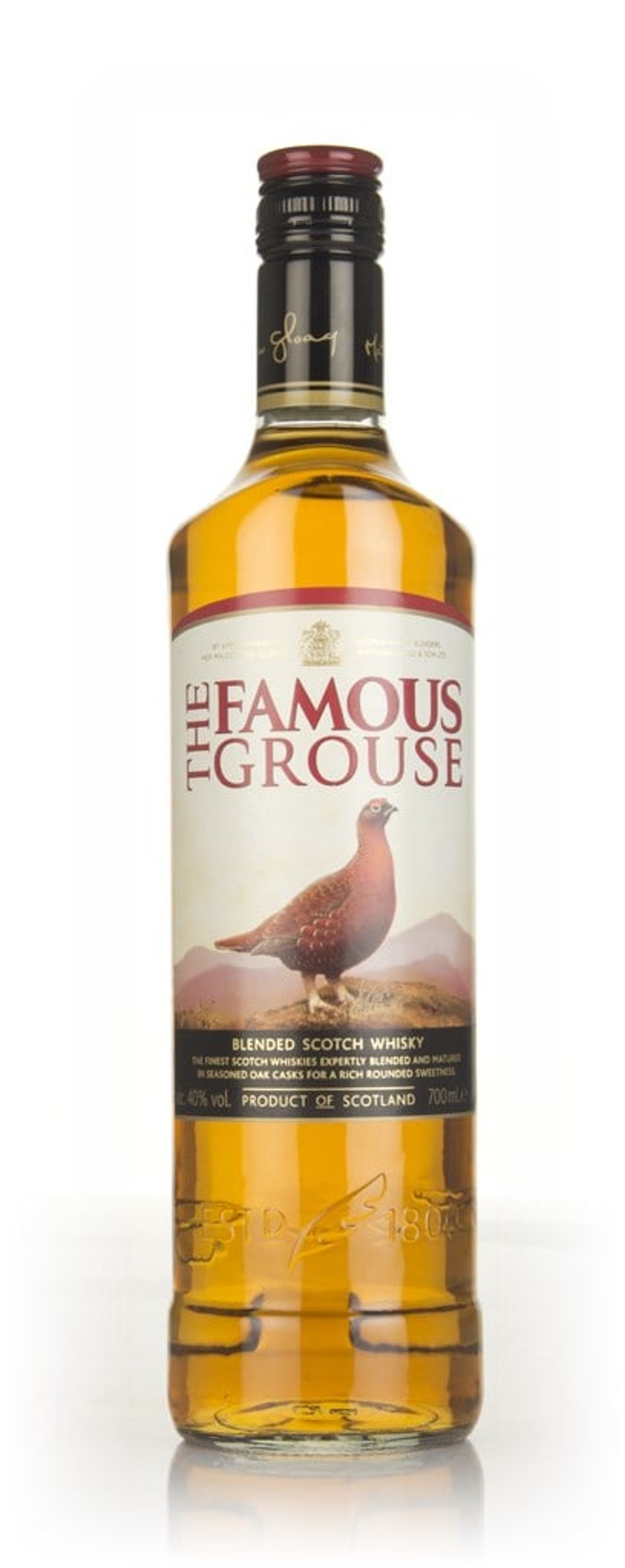 Famous Grouse Blended Scotch Whisky (No Box / Torn Label) 70cl