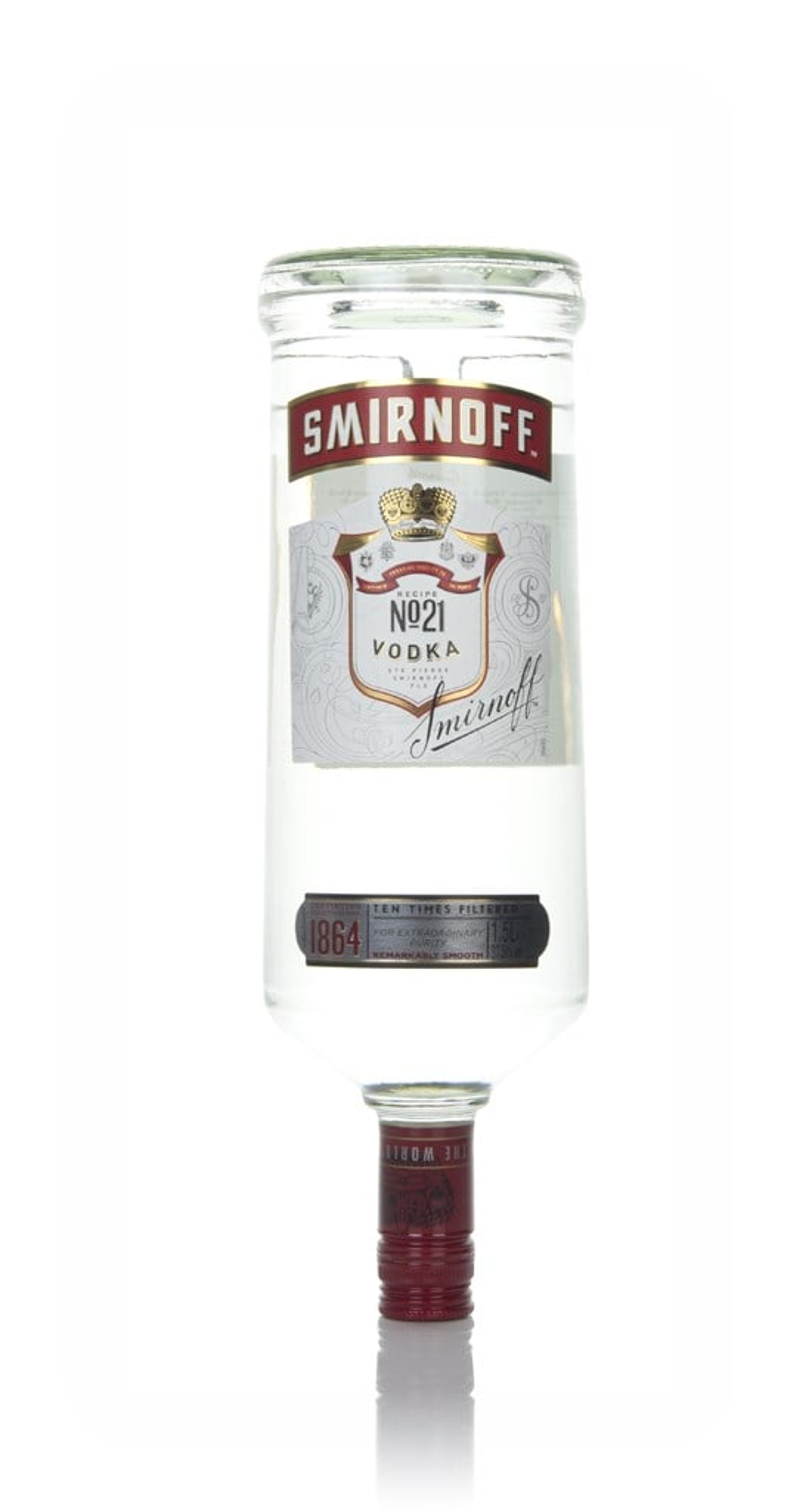 Smirnoff Red Vodka 1.5l (No Box / Torn Label) 150cl