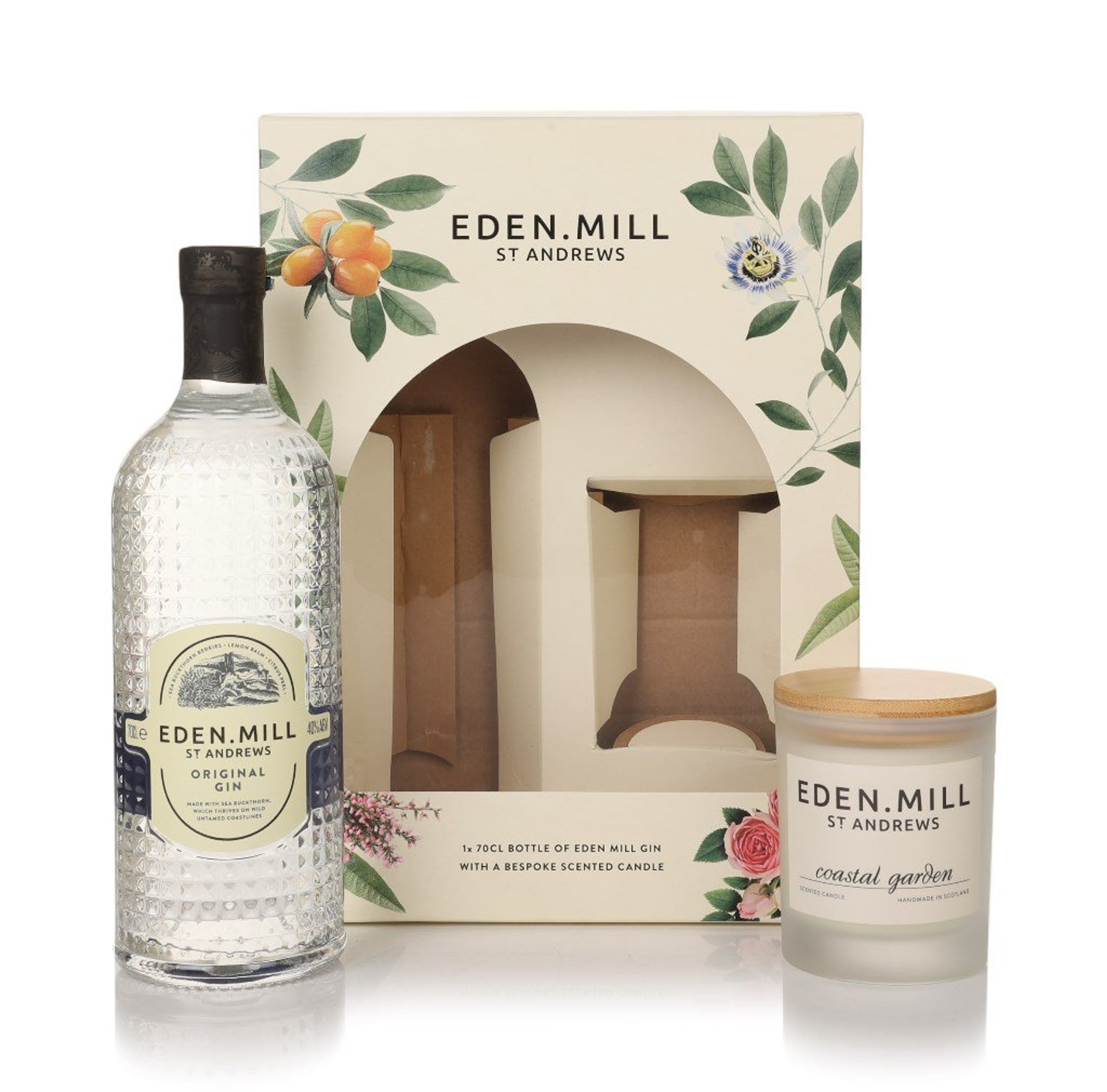 Eden Mill Gin Gift Set with Candle 70cl