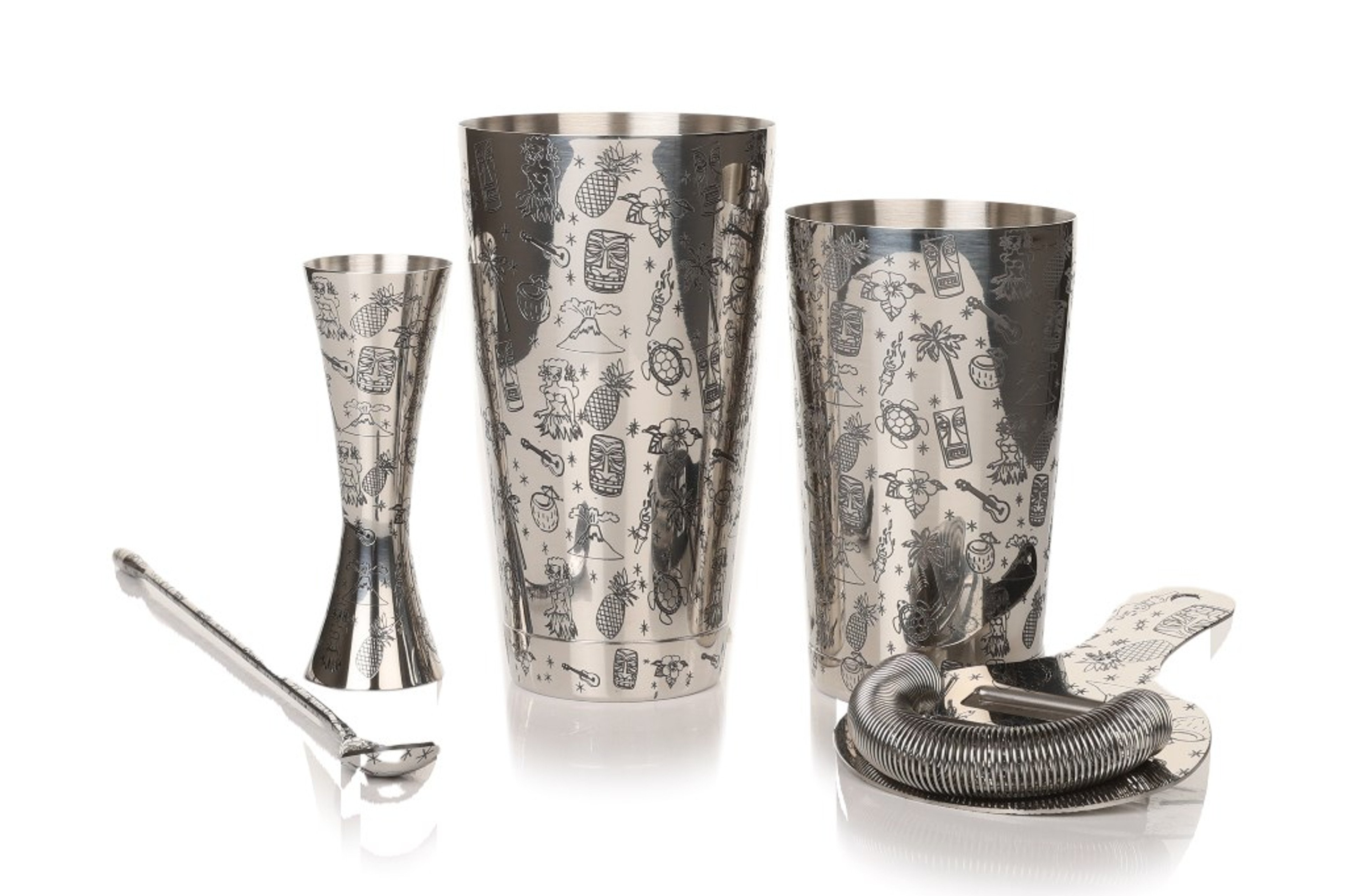 Urban Bar Tiki 5 Piece Cocktail Set