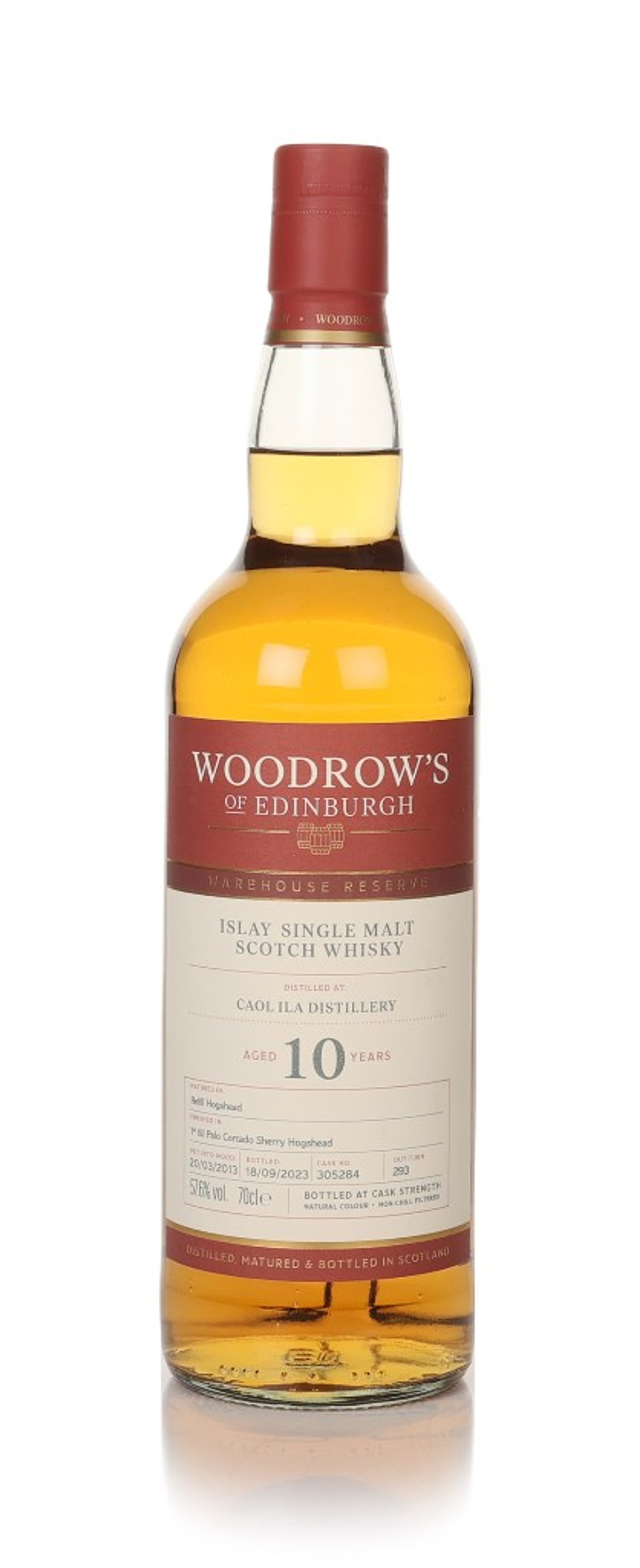 Caol Ila 10 Year Old 2013 (cask 305284) - Woodrow's of Edinburgh 70cl