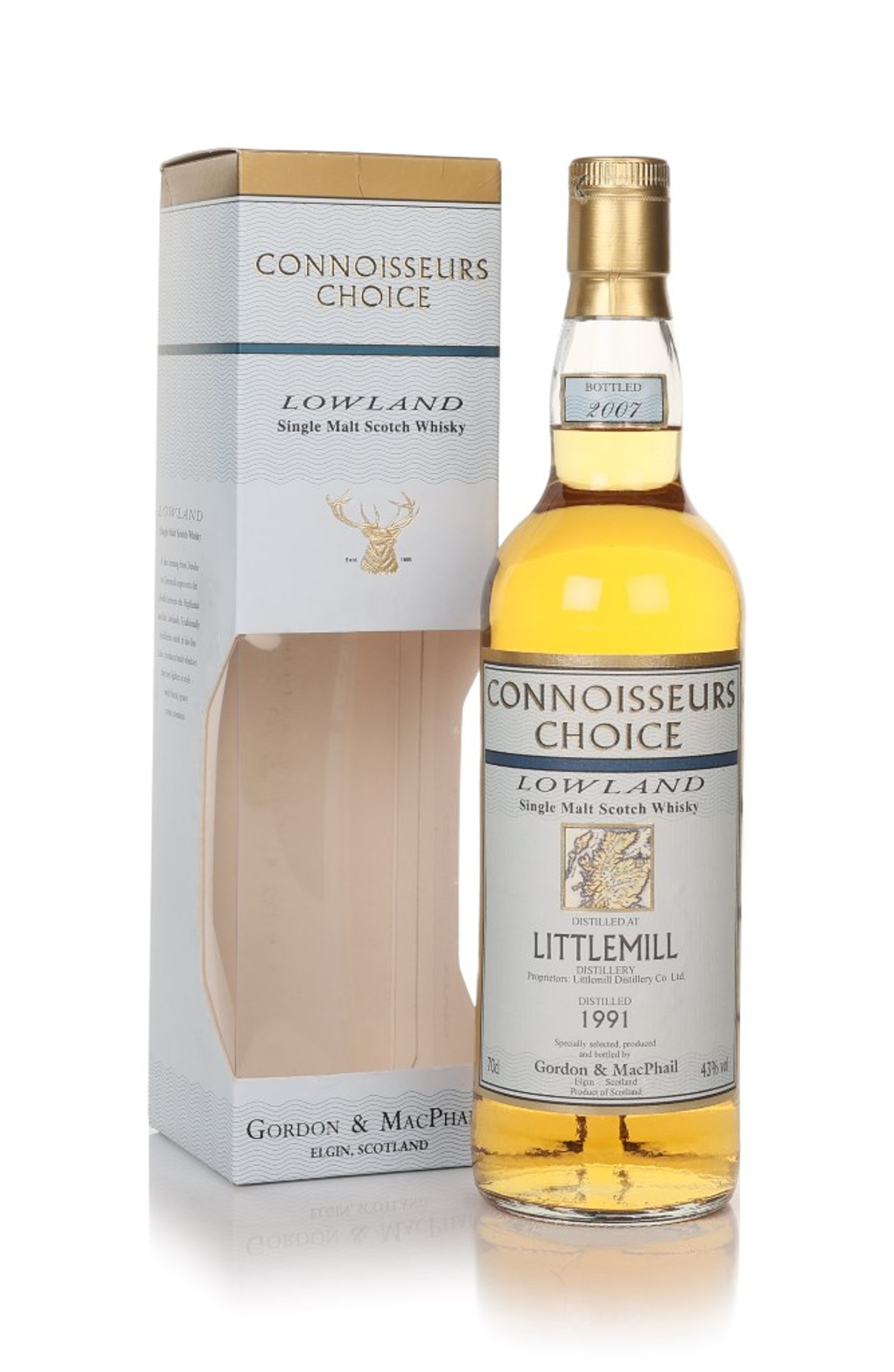 Littlemill 1991 (bottled 2007) - Connoisseurs Choice (Gordon & MacPhail) 70cl