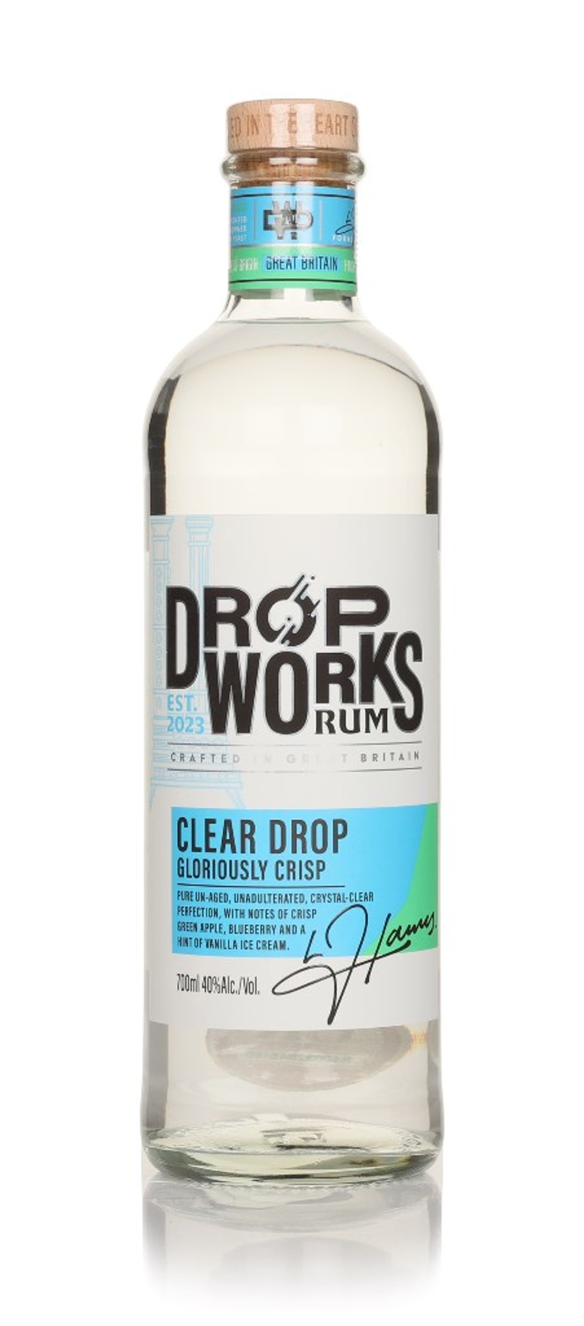 DropWorks Clear Drop Rum 70cl