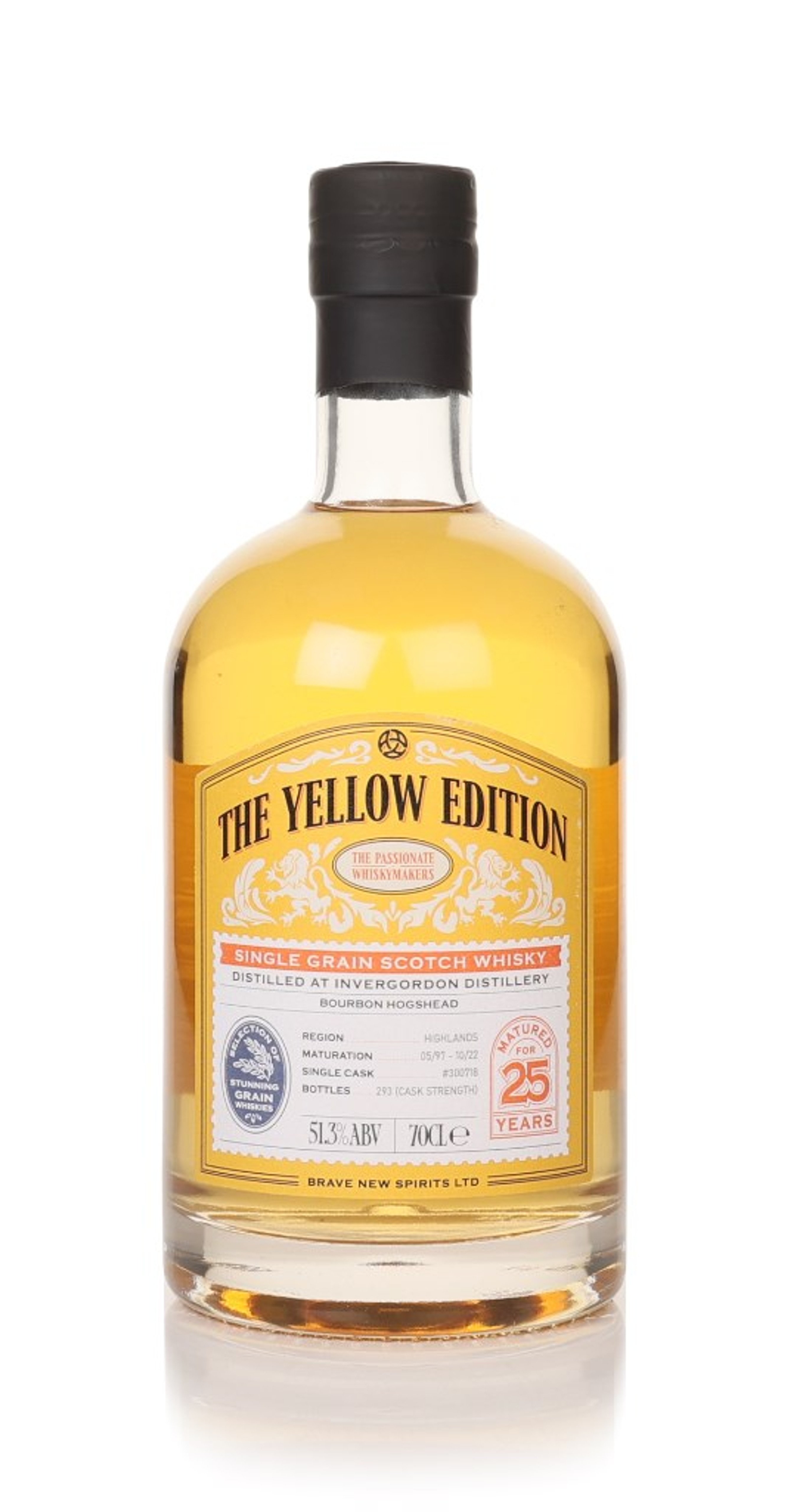 Invergordon 25 Year Old 1997 (cask 300718) - The Yellow Edition (Brave New Spirits) 70cl