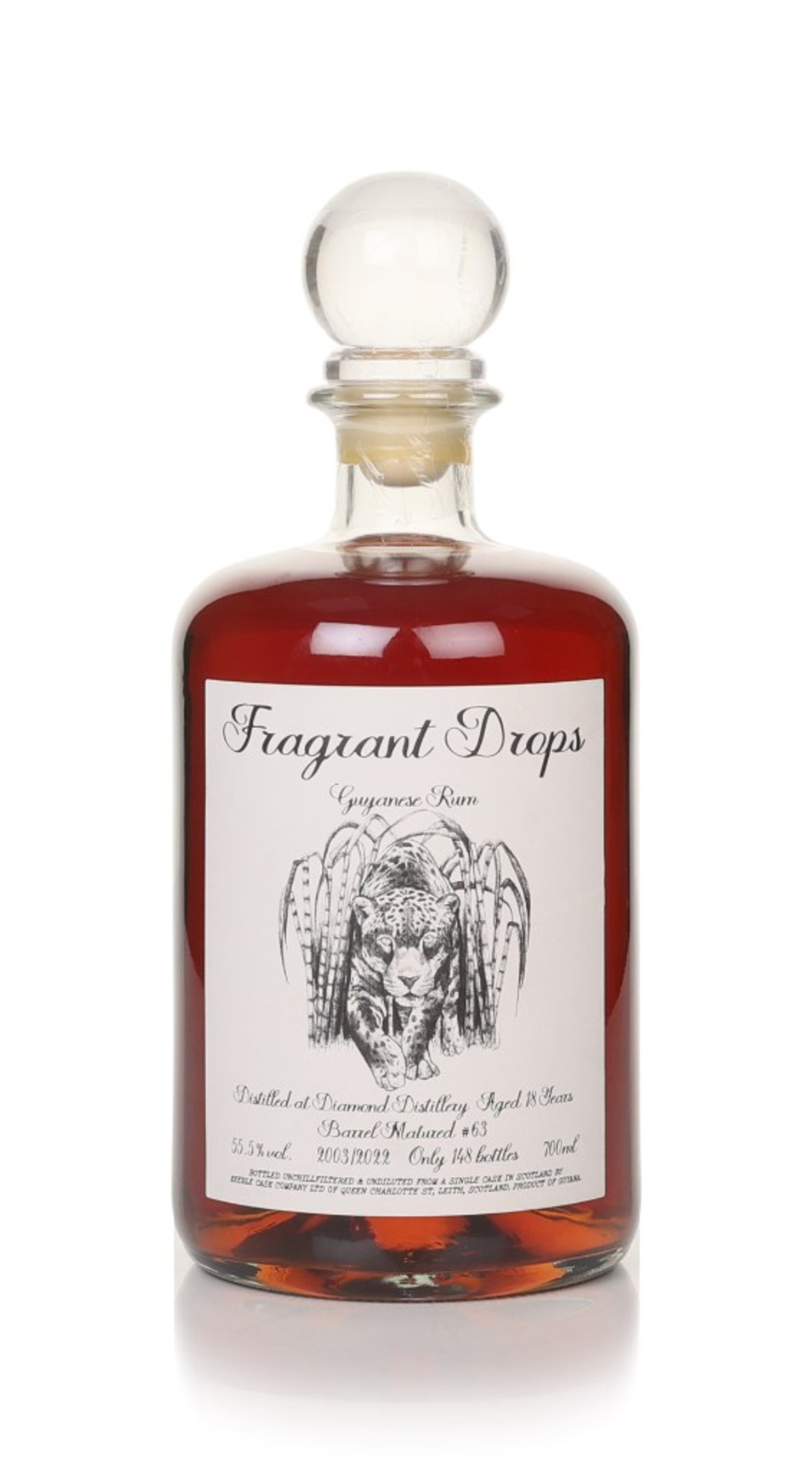 Diamond 18 Year Old 2003 (cask 63) - Fragrant Drops (Keeble Cask Company) 70cl