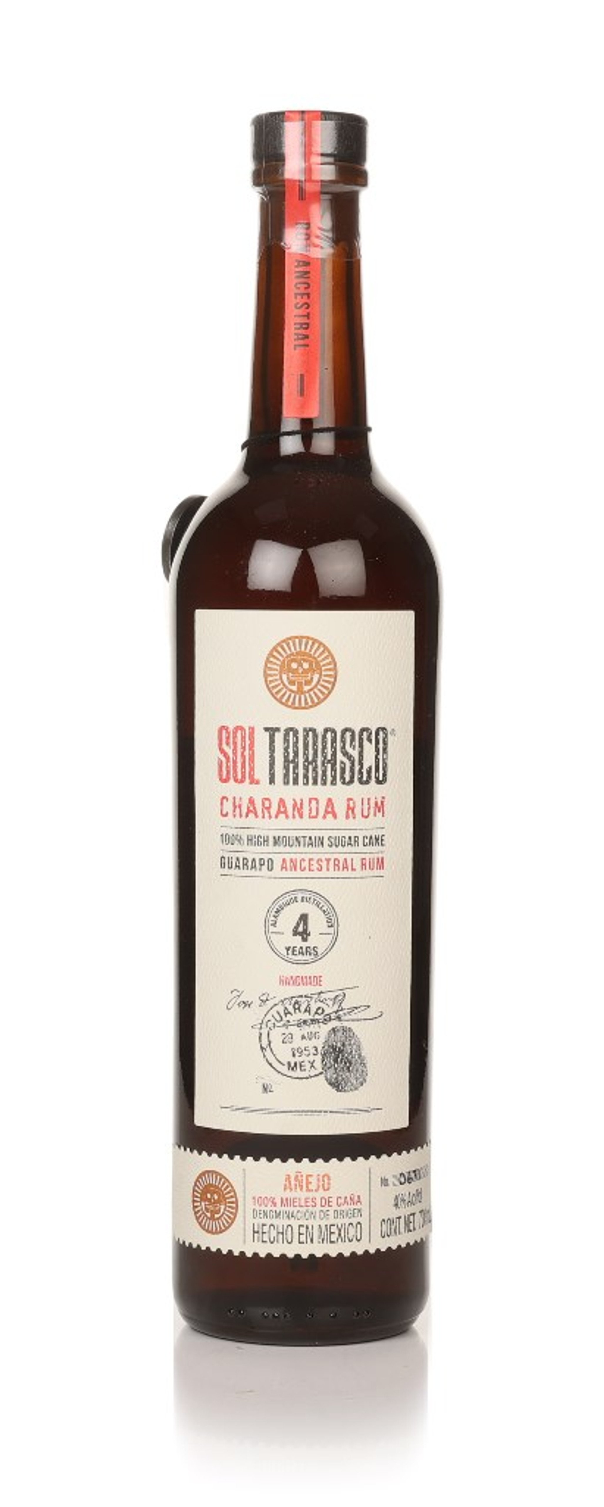 Sol Tarasco 4 Year Old Charanda Anejo Rum 70cl
