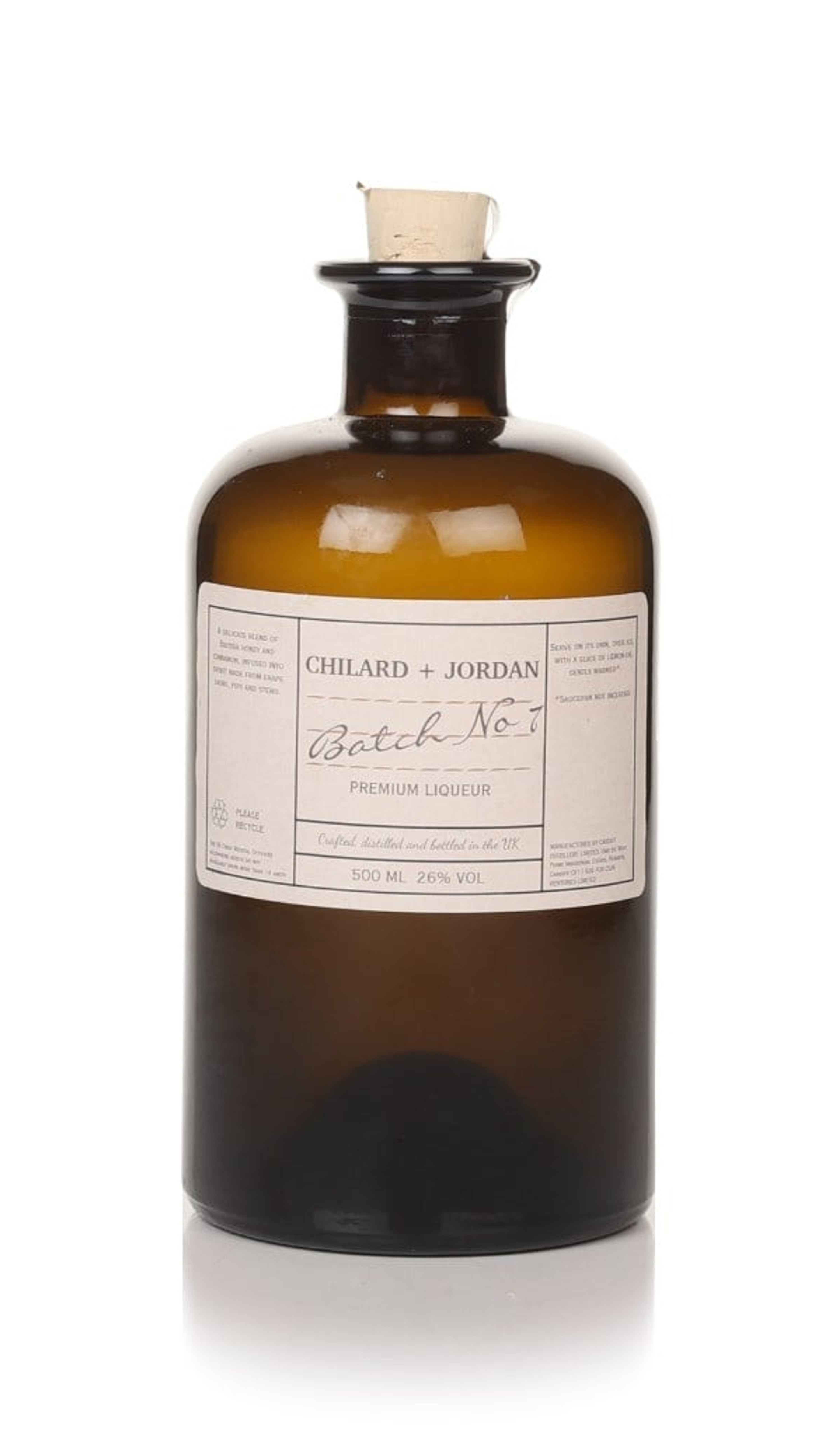 Chilard + Jordan English Honey Liqueur 50cl