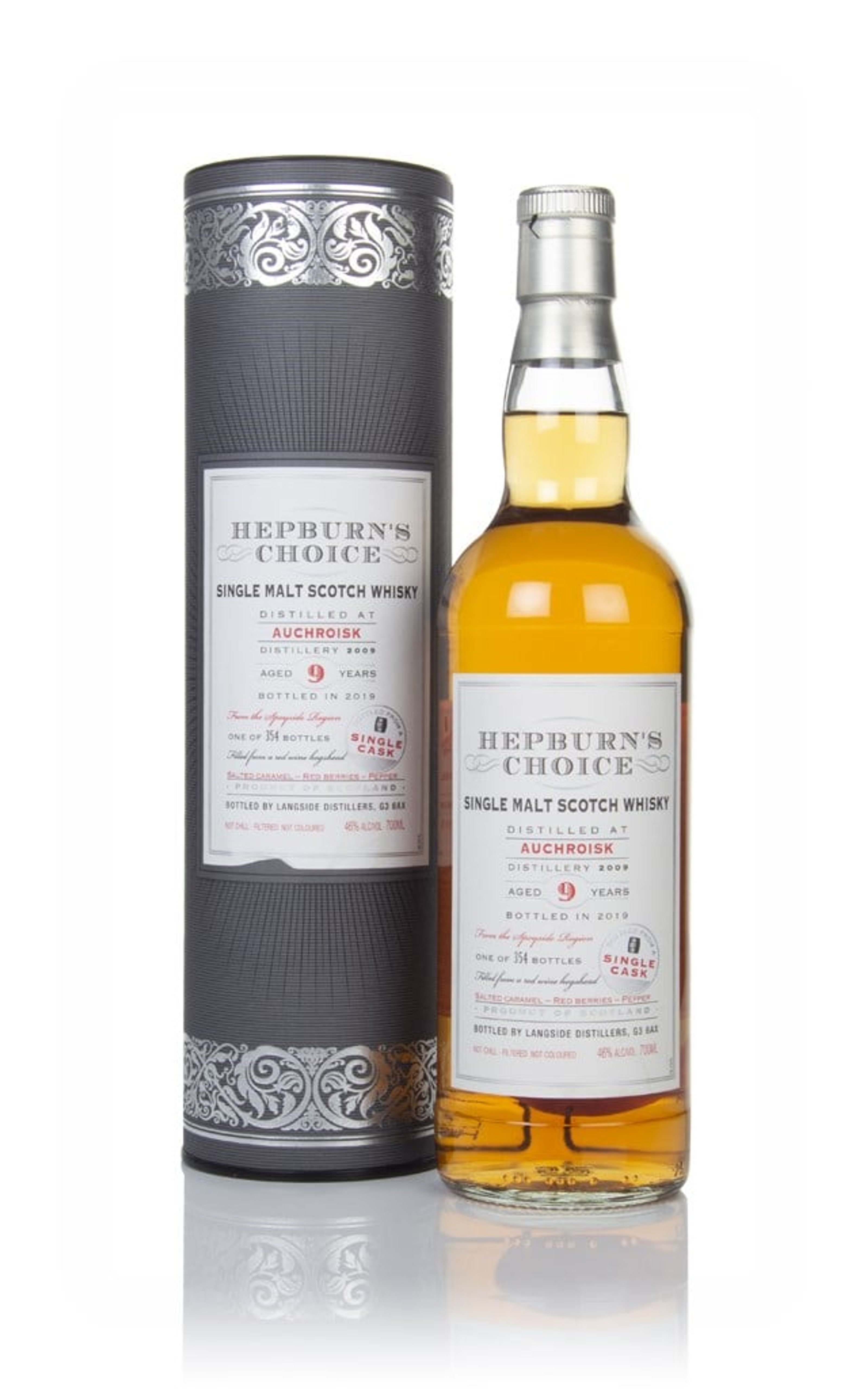Auchroisk 9 Year Old 2009 - Hepburn's Choice (Langside) 70cl