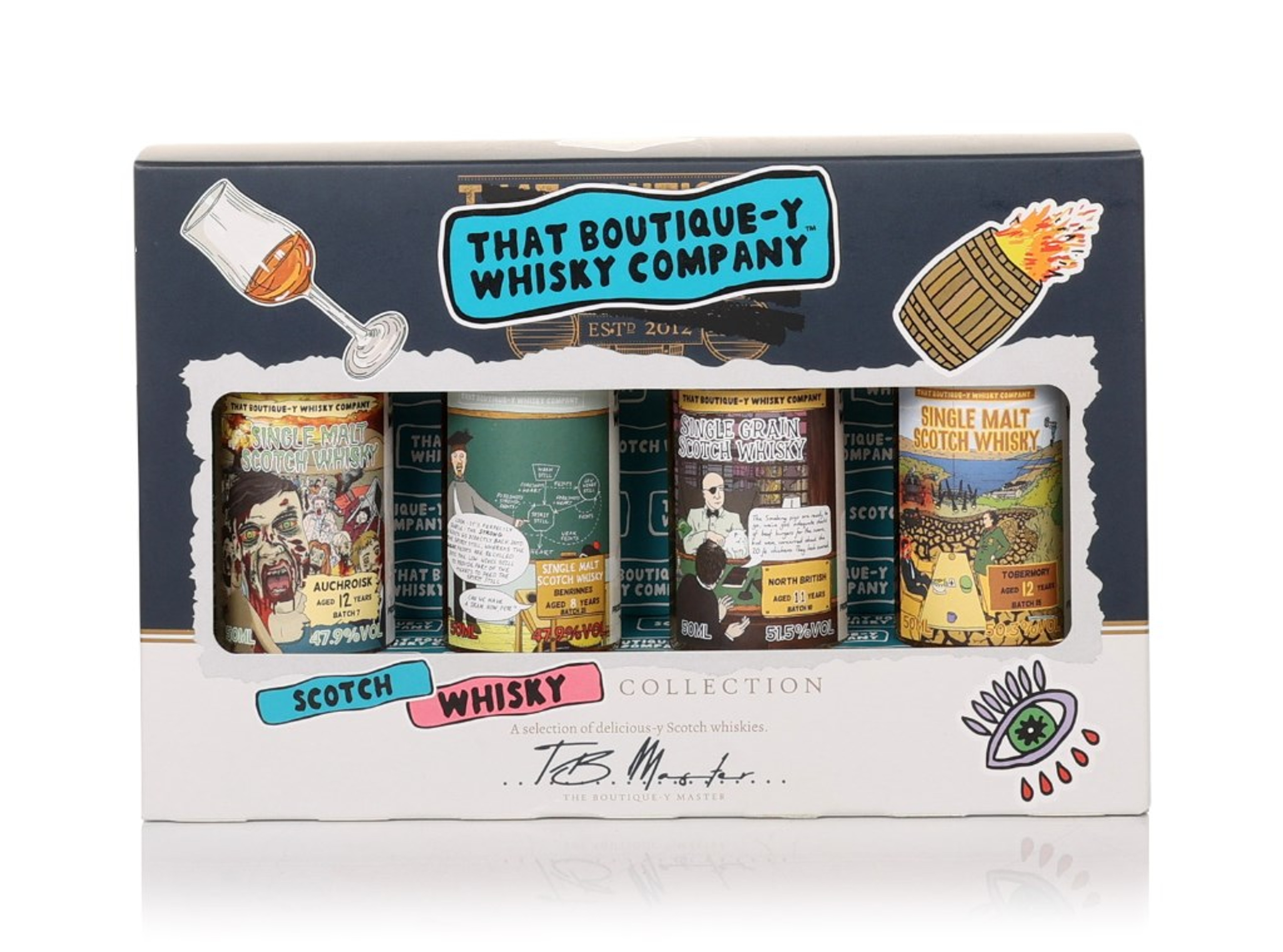 That Boutique-y Whisky Company Scotch Whisky Collection Gift Set (4 x 5cl) 20cl