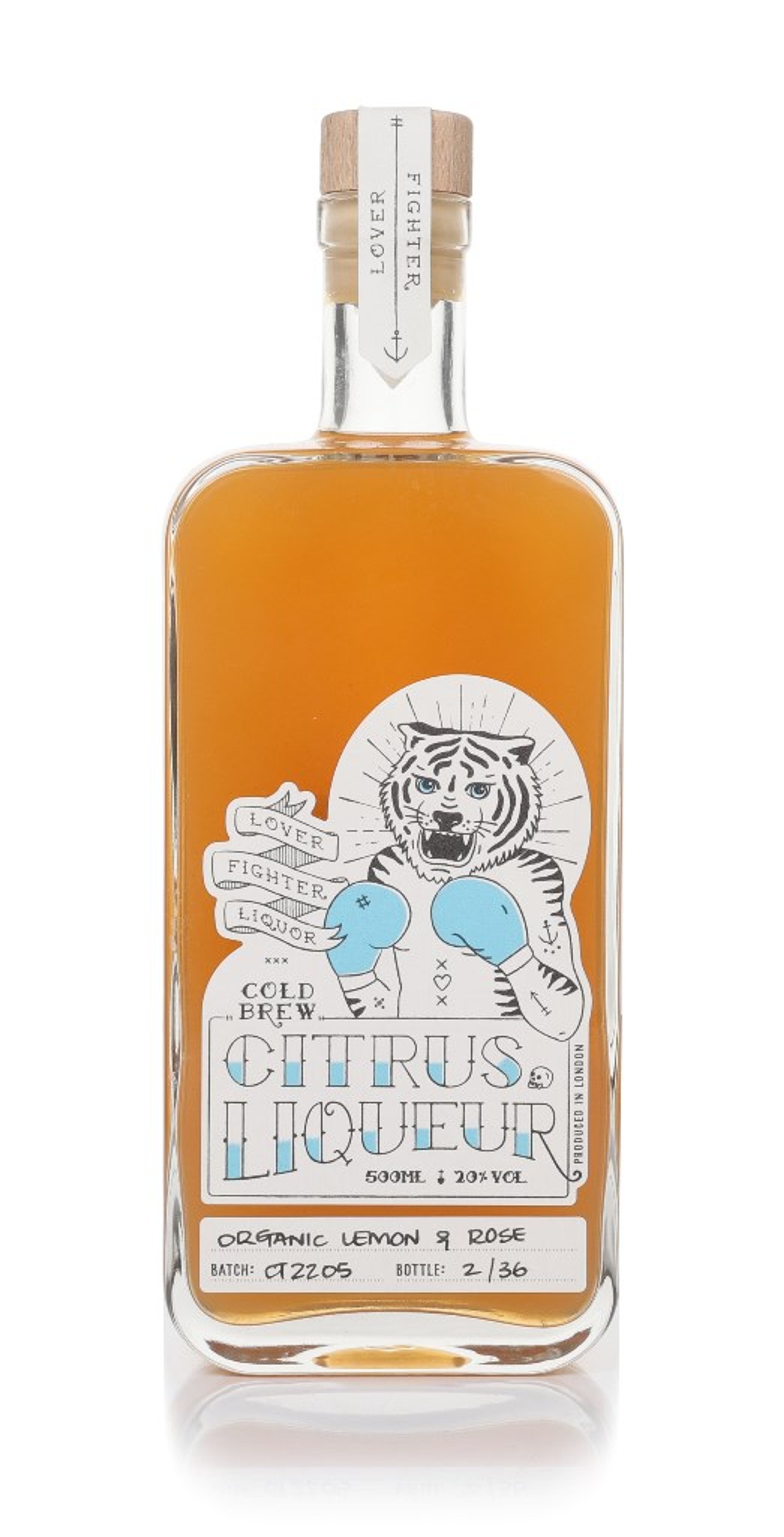 Cold Brew Citrus Liqueur - Organic Lemon & Rose 50cl