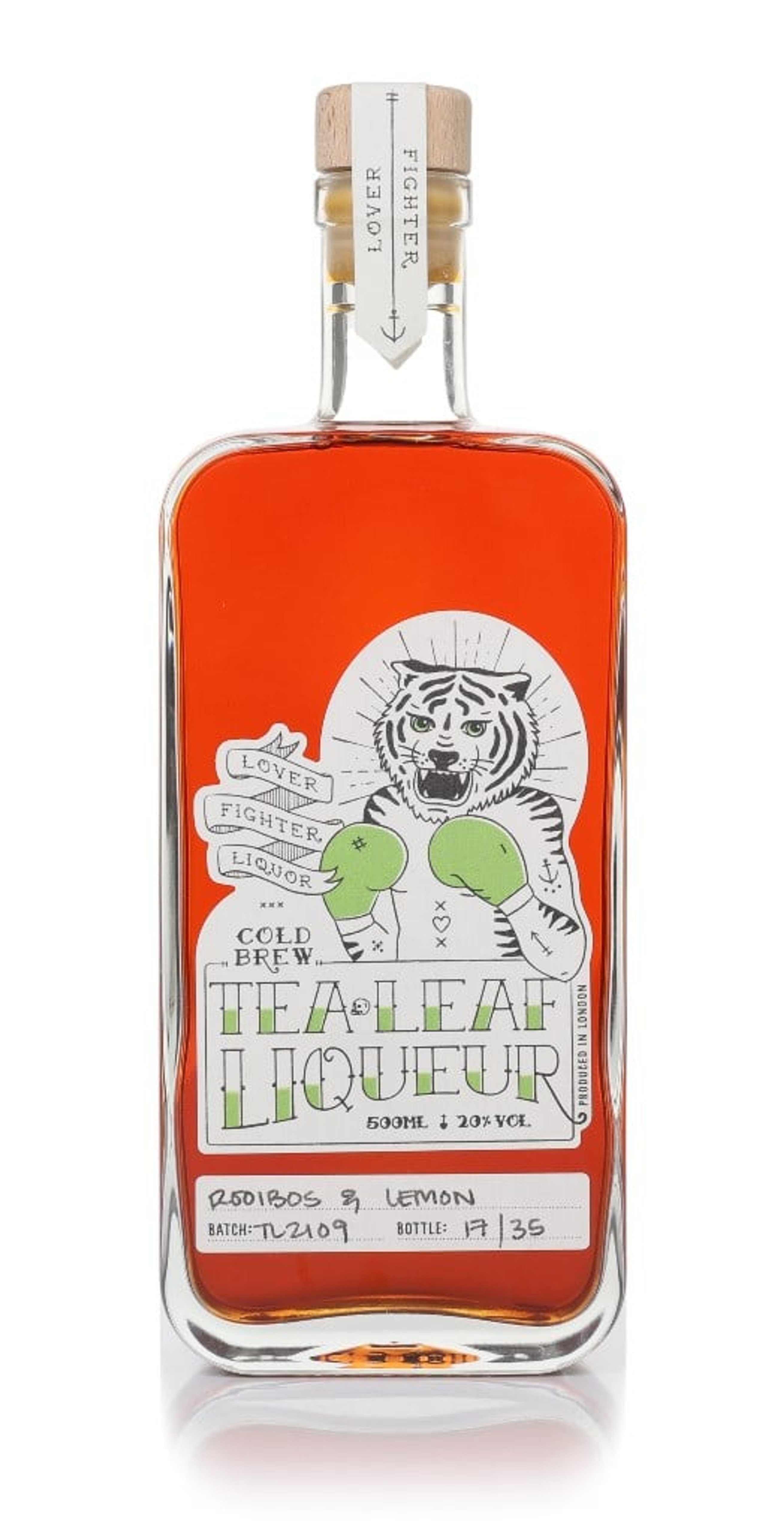 Cold Brew Tea-Leaf Liqueur - Rooibos & Lemon 50cl