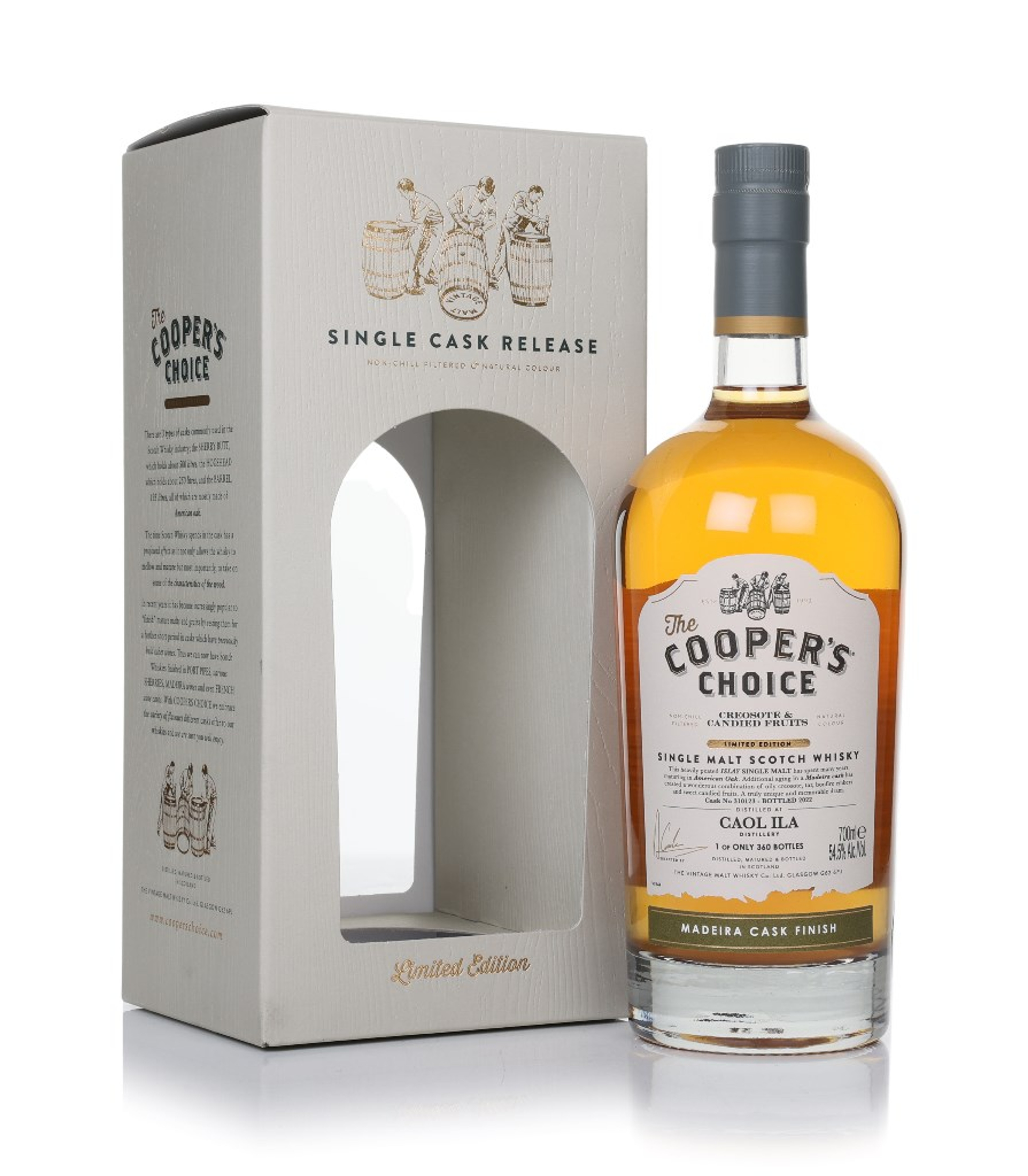 Caol Ila Creosote & Candied Fruits (cask 310123) - The Cooper's Choice (The Vintage Malt Whisky Co.) 70cl