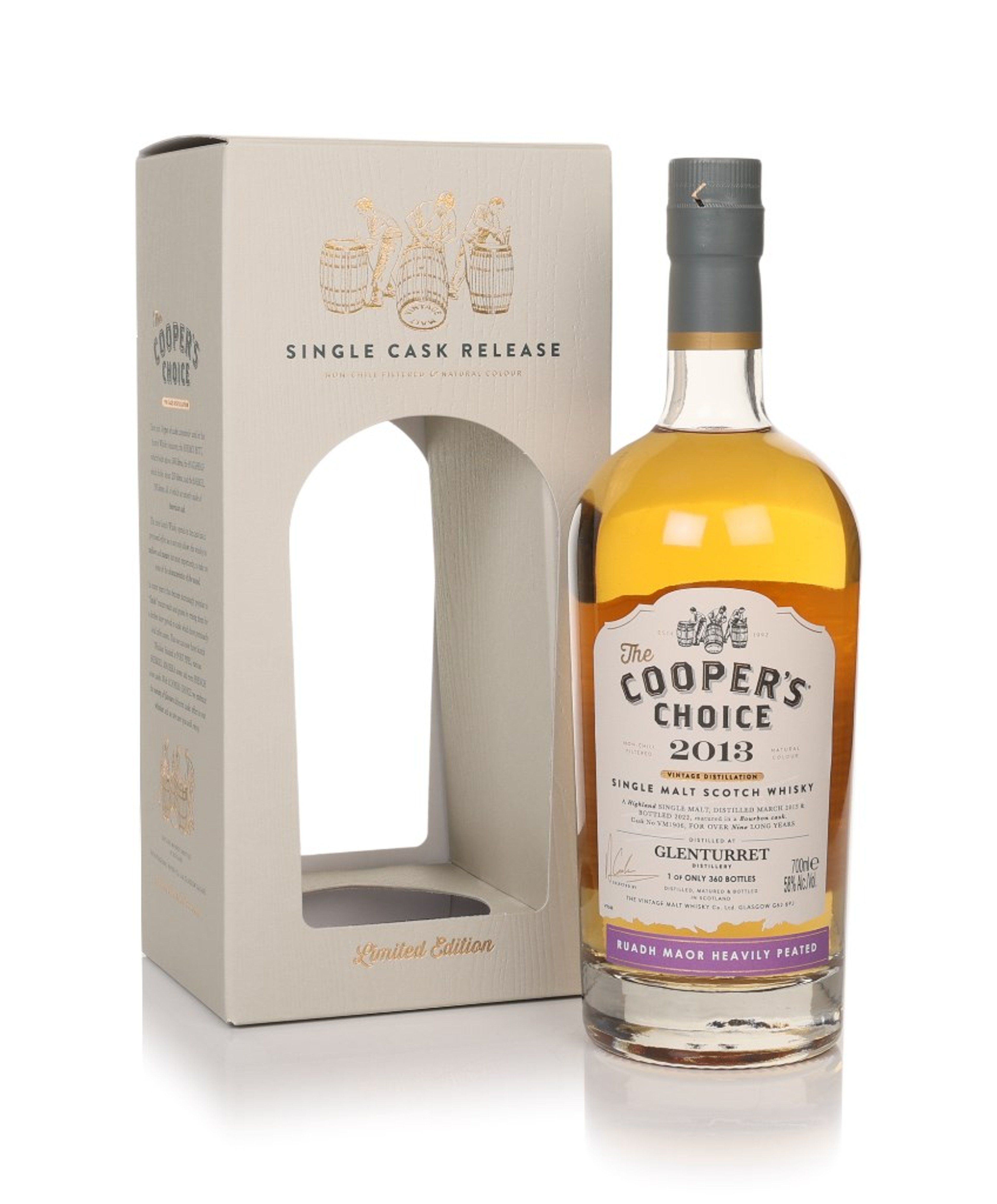 Ruadh Maor 9 Year Old 2013 (cask 1906) - The Cooper's Choice (The Vintage Malt Whisky Co.) 70cl