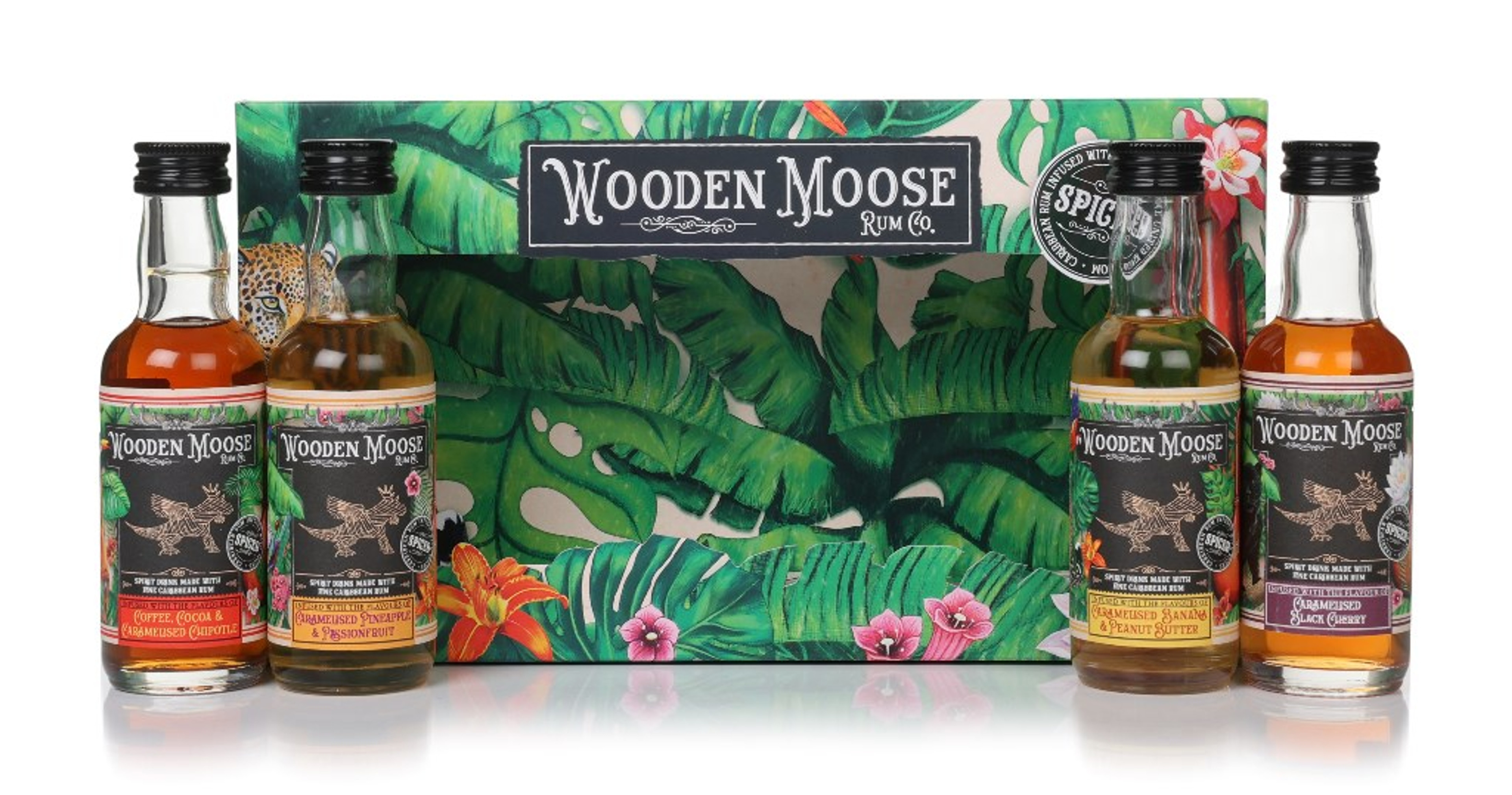 Wooden Moose Rum Co. Gift Set (4 x 50ml) 20cl