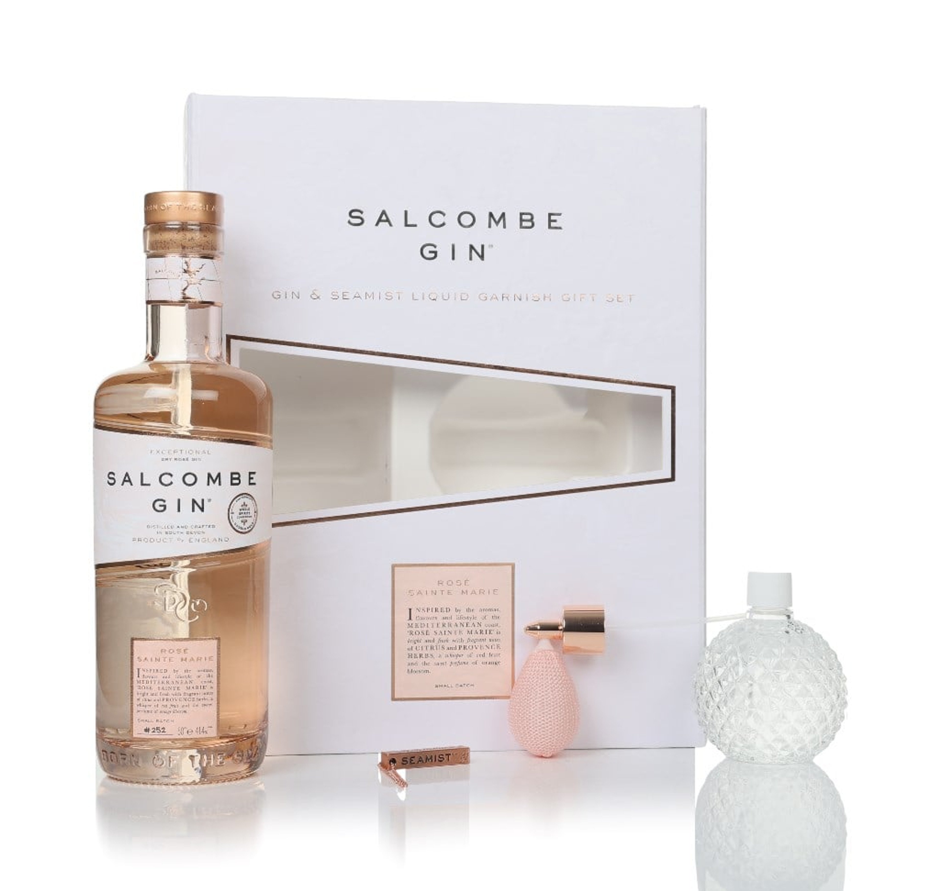 Salcombe Gin & Seamist Liquid Garnish Gift Set - Rosé Sainte Marie 60cl