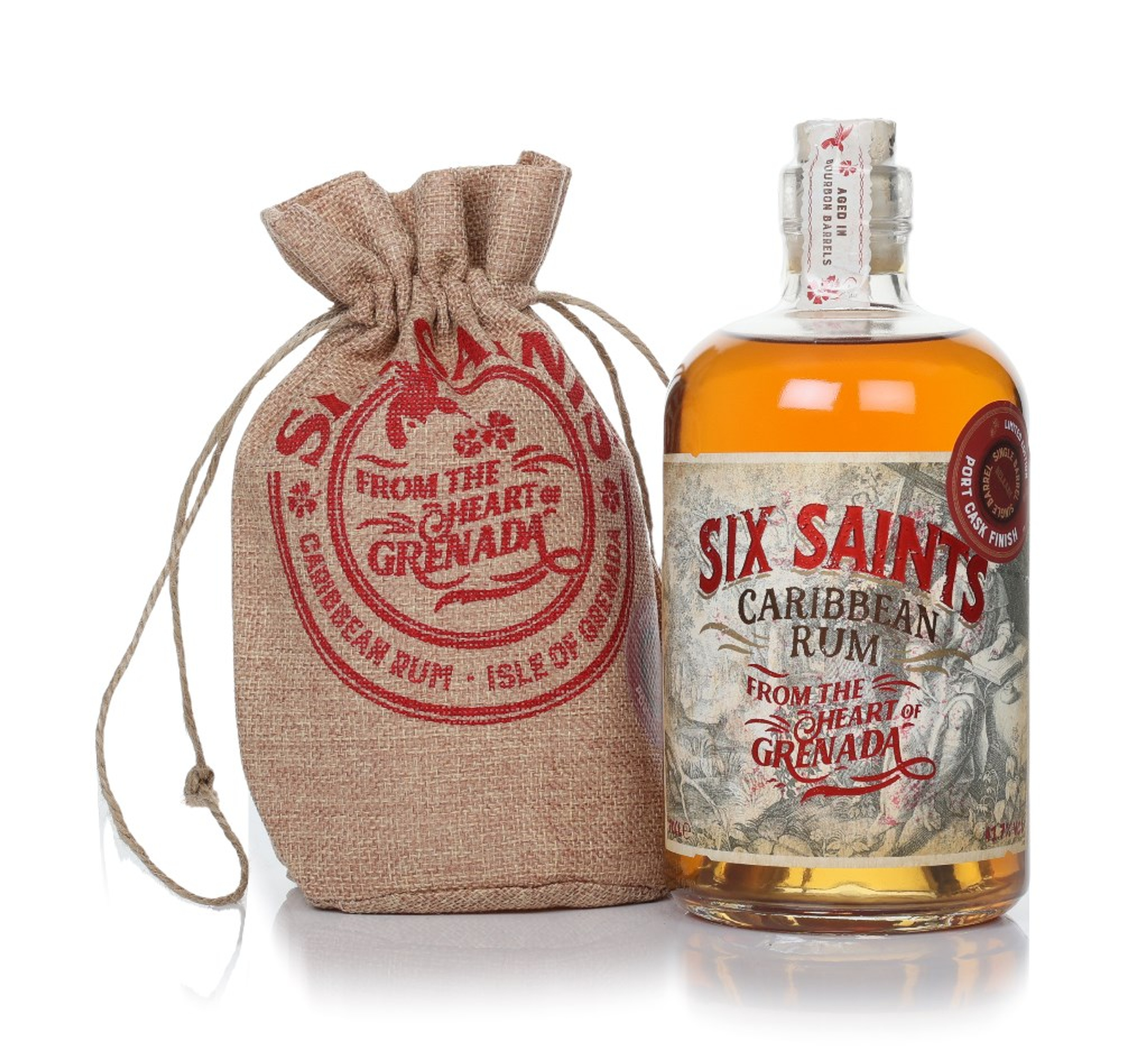 Six Saints Caribbean Rum Port Cask Finish 70cl
