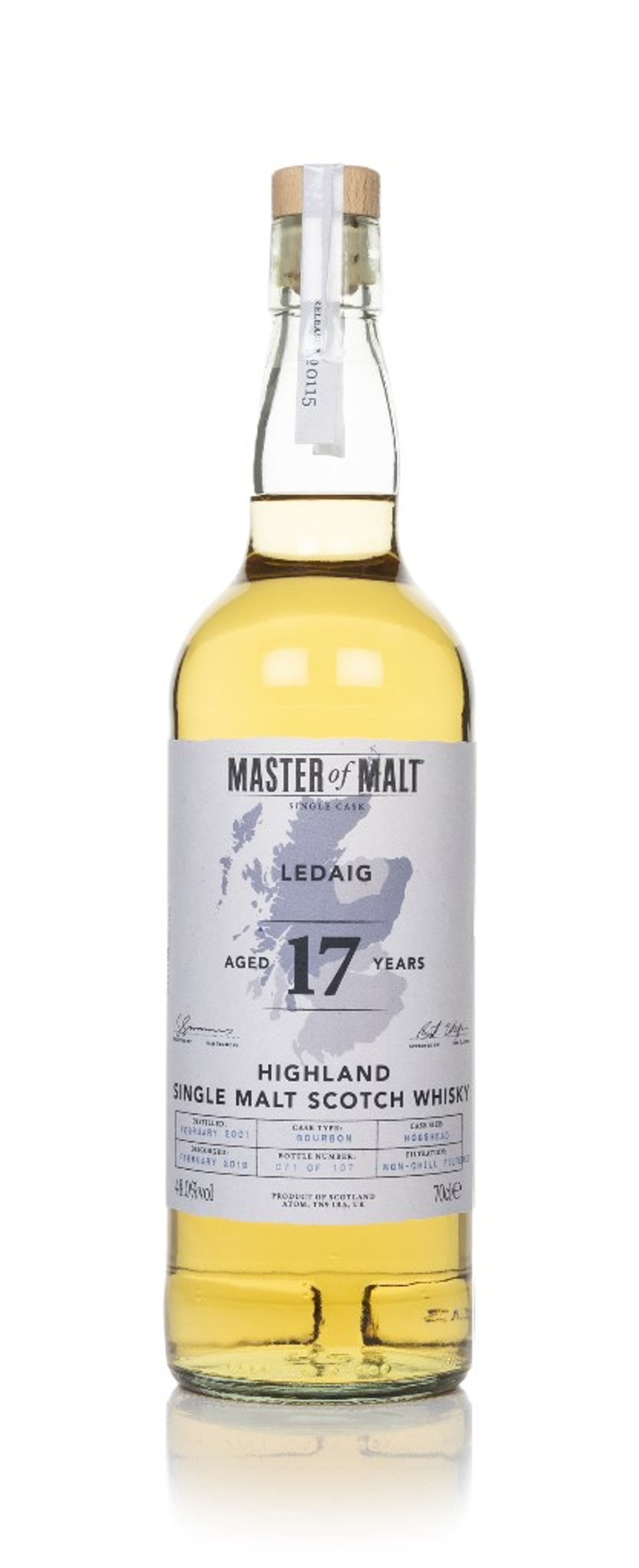 Ledaig 17 Year Old 2001 Single Cask (Master of Malt) 70cl
