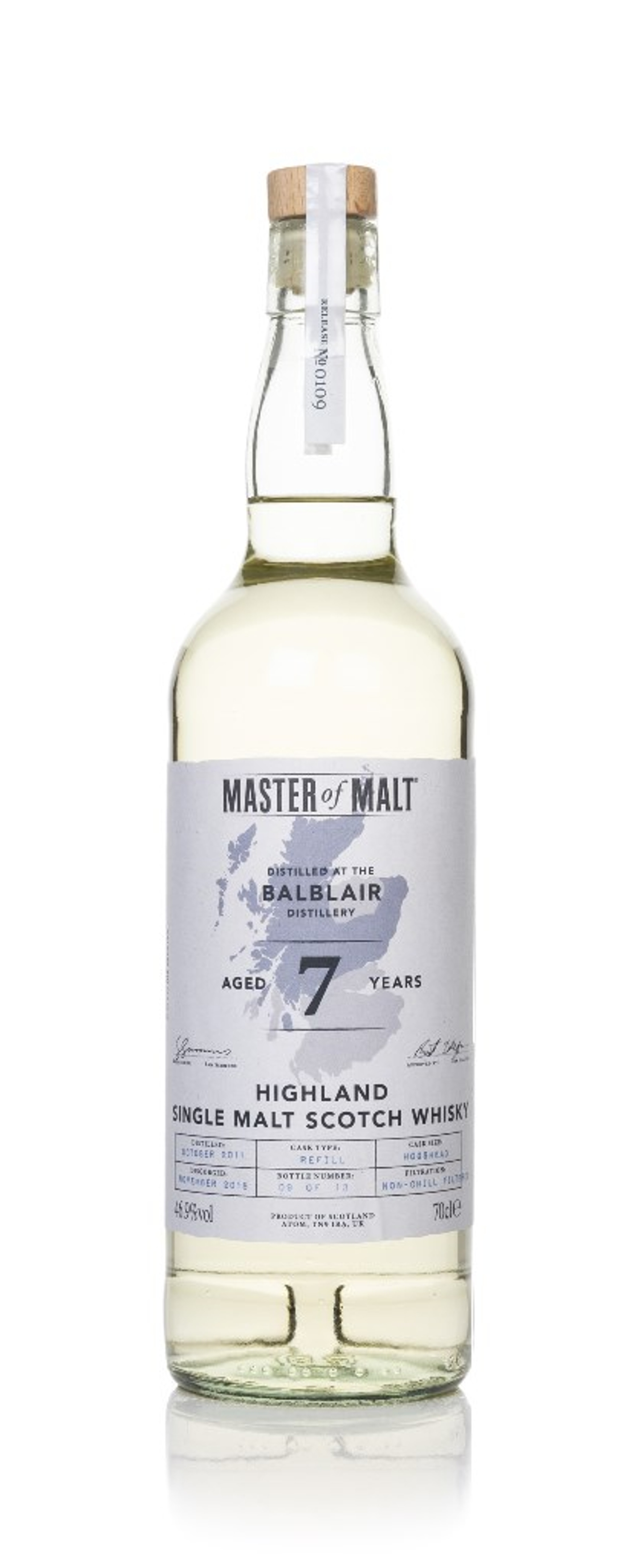 Balblair 7 Year Old 2011 (Master of Malt) 70cl