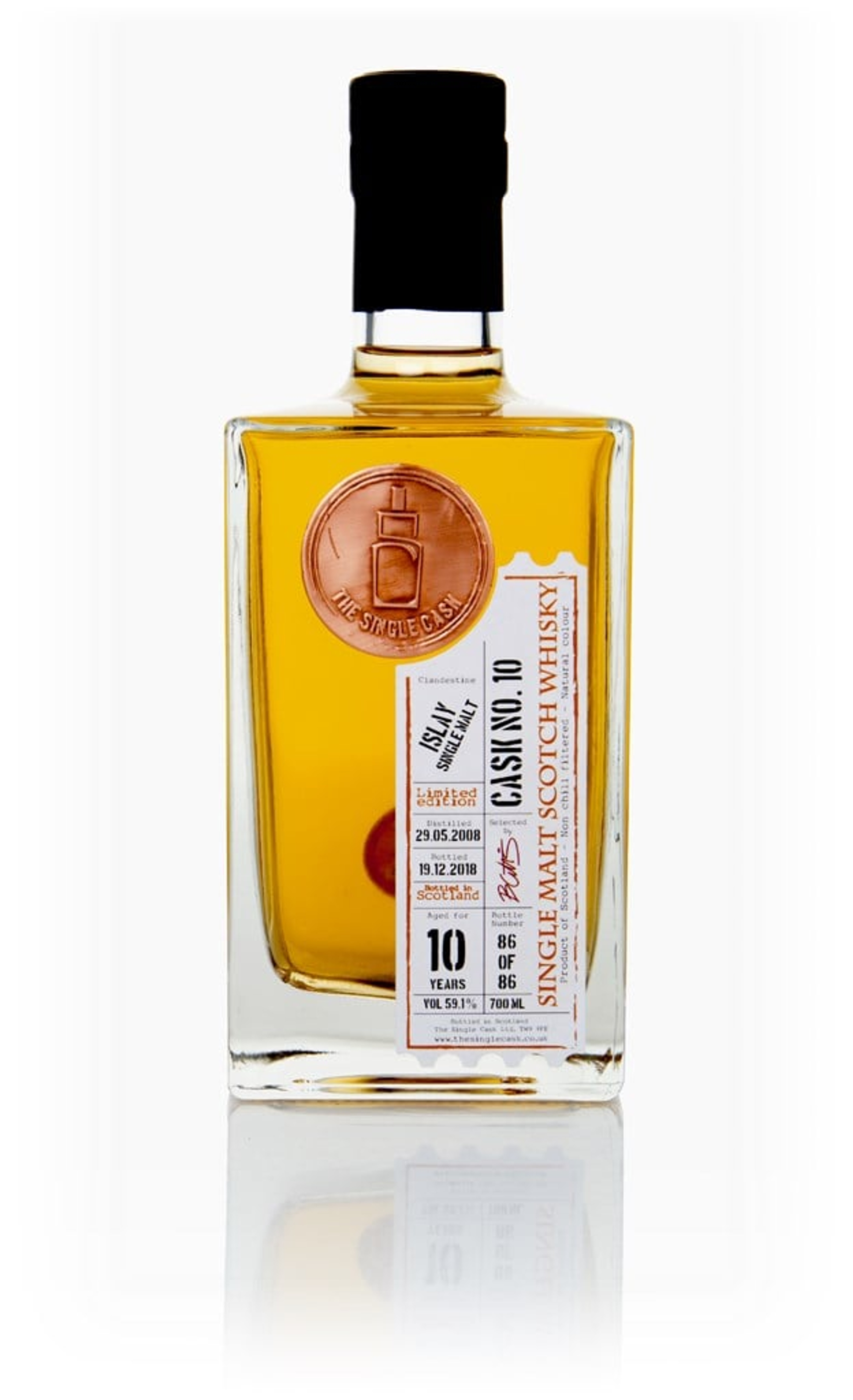 Islay Malt 10 Year Old 2008 (cask 10) - The Single Cask 70cl