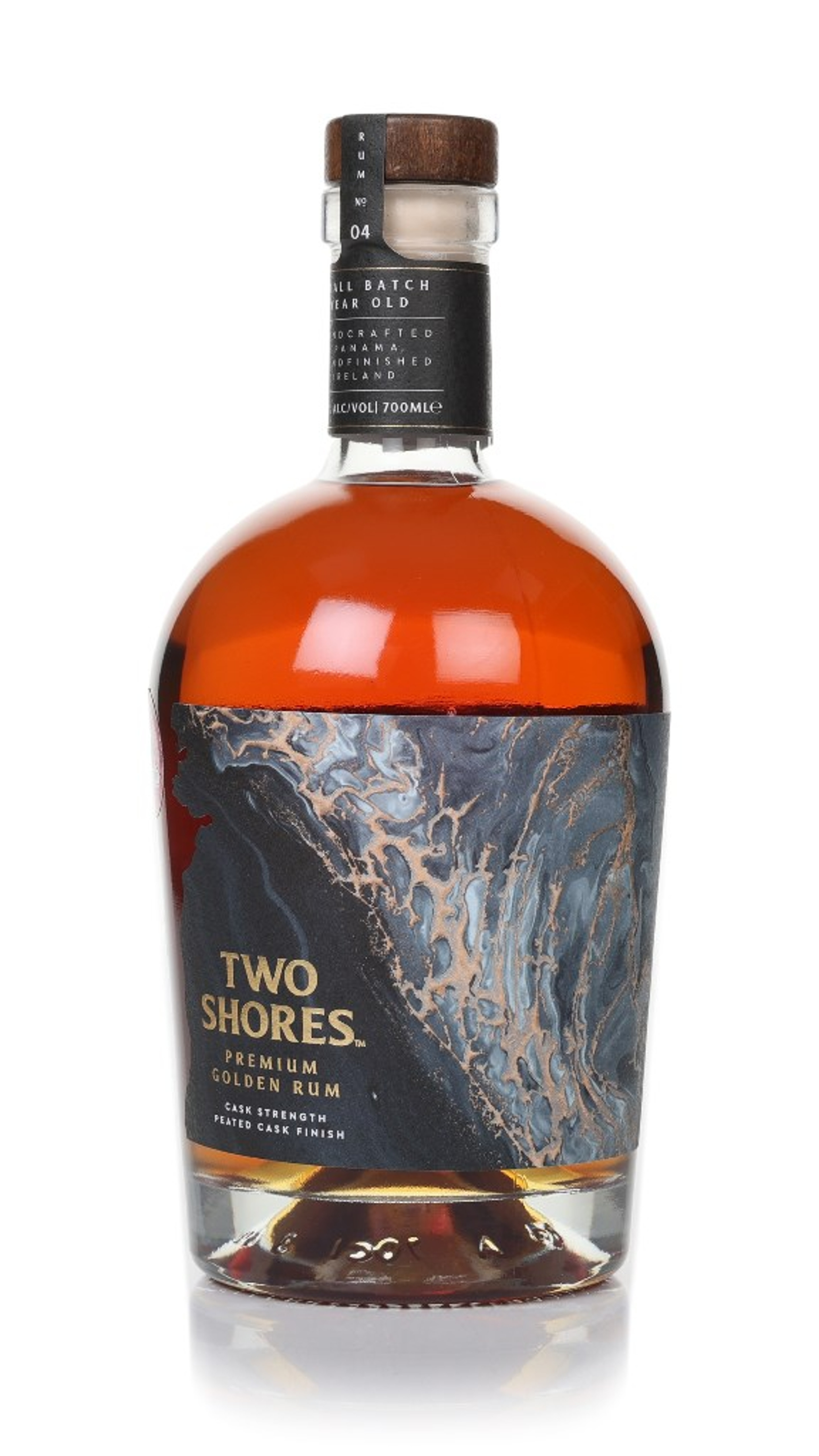 Two Shores Rum - Cask Strength (Peated Cask Finish) 70cl