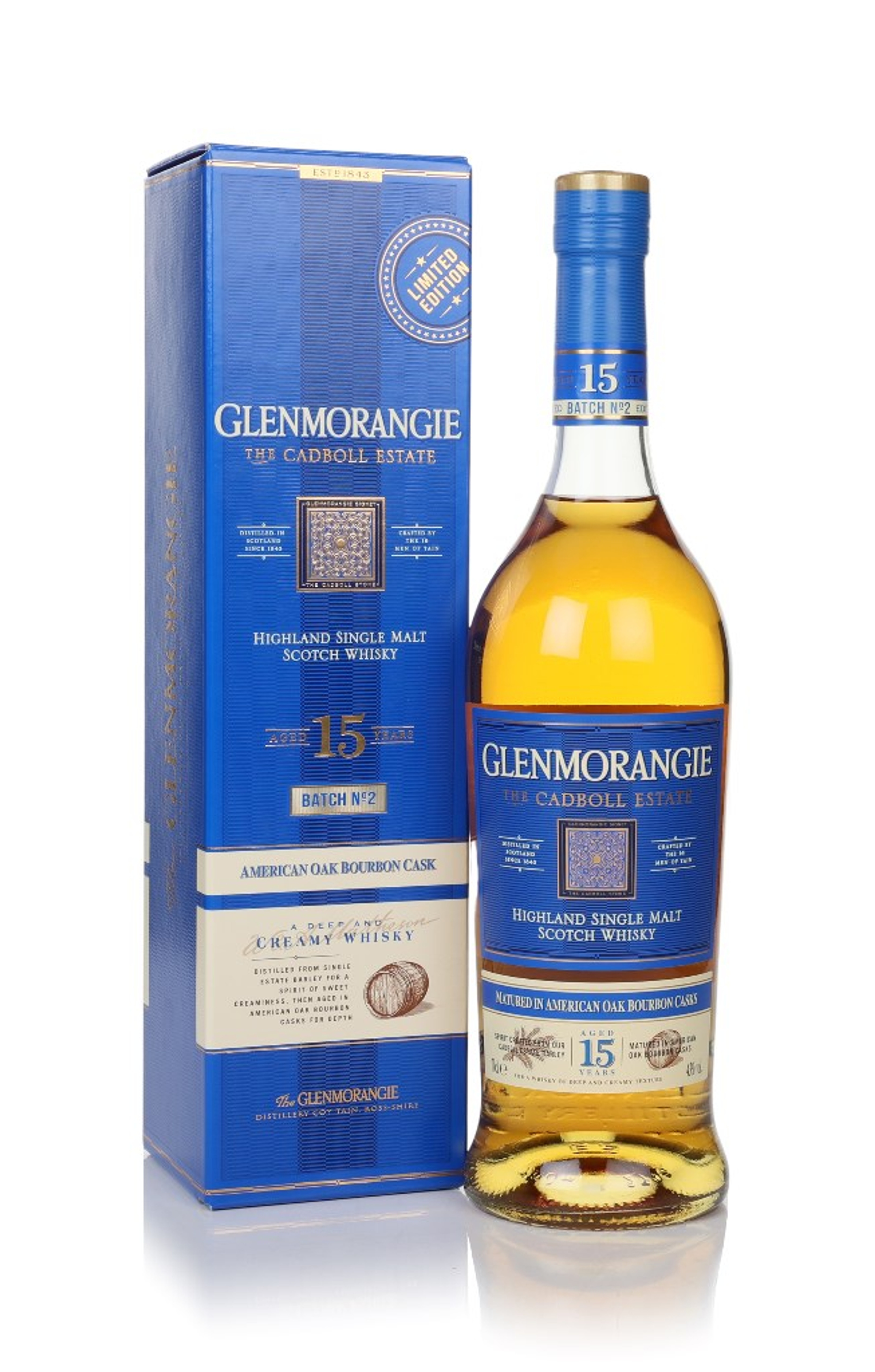 Glenmorangie 15 Year Old - The Cadboll Estate Batch No. 2 70cl