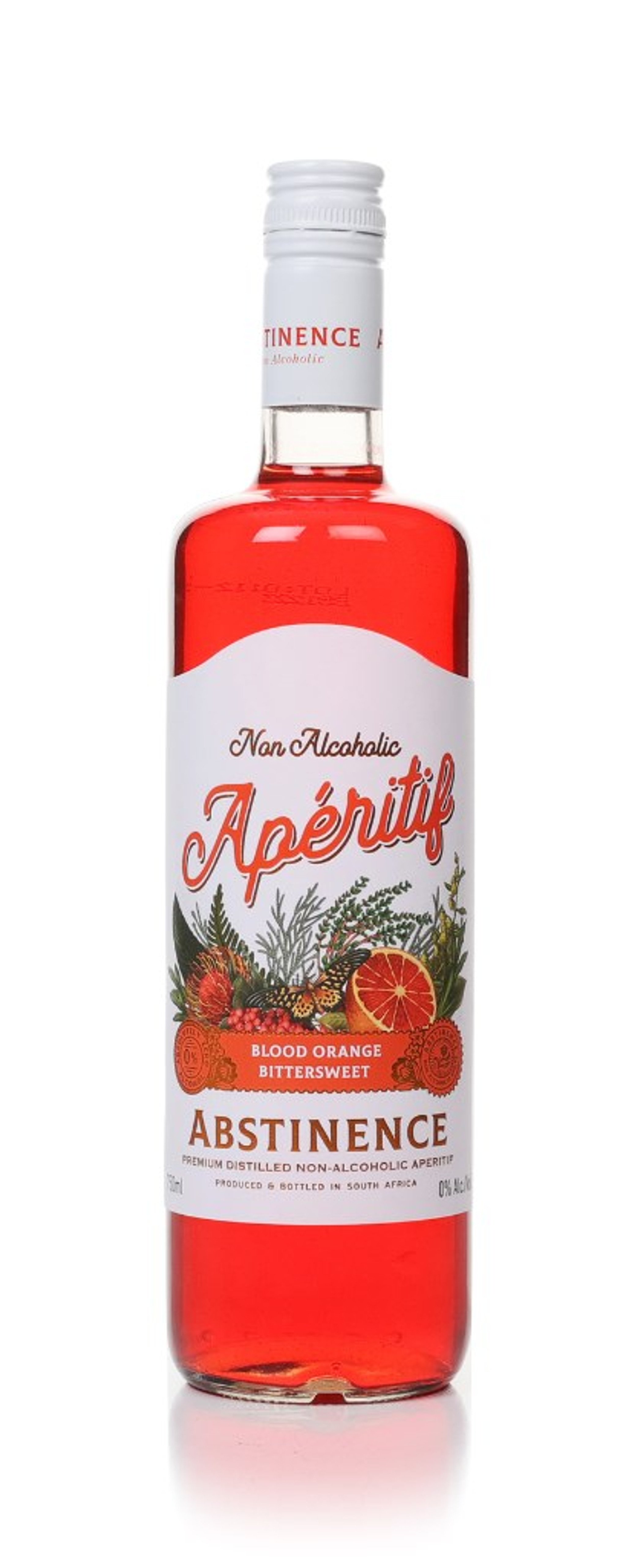 Abstinence Blood Orange Non-Alcoholic Aperitif 75cl