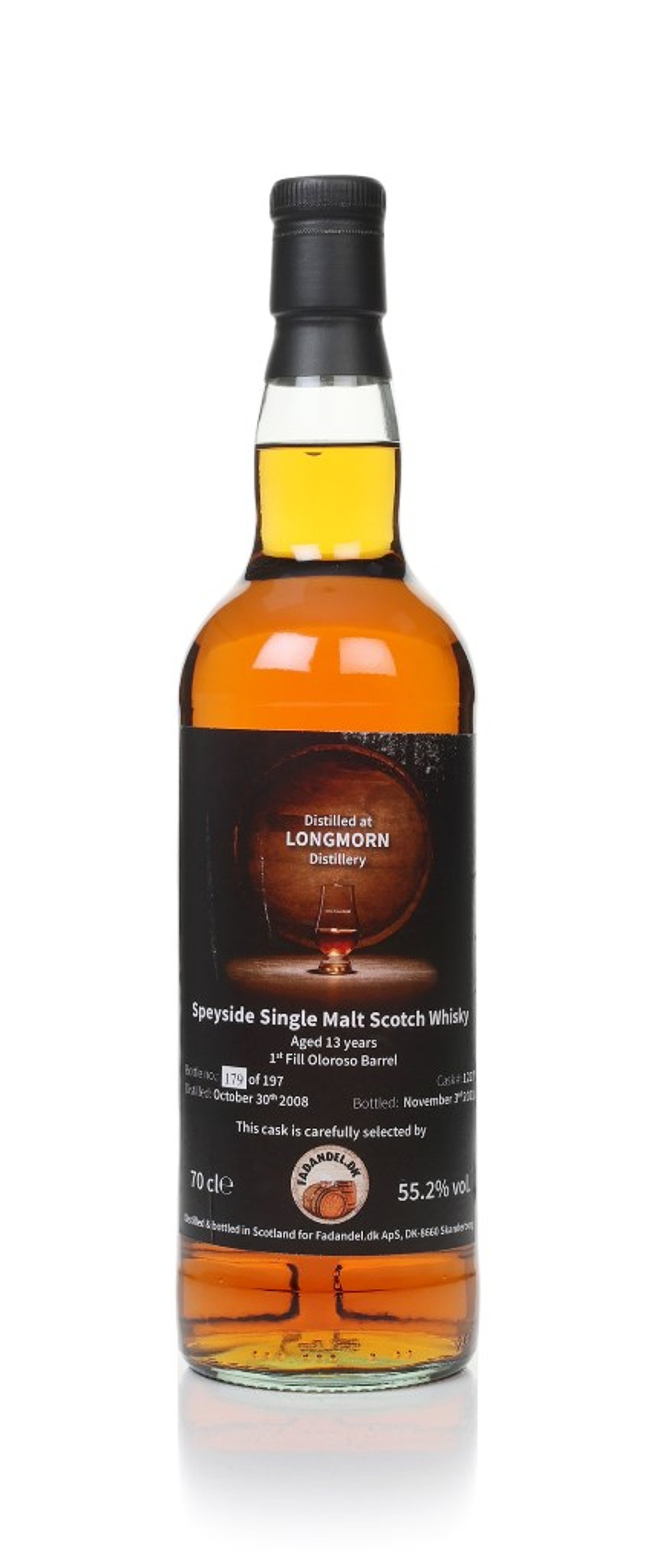 Longmorn 13 Year Old 2008 (cask 1227) - Fadandel 70cl