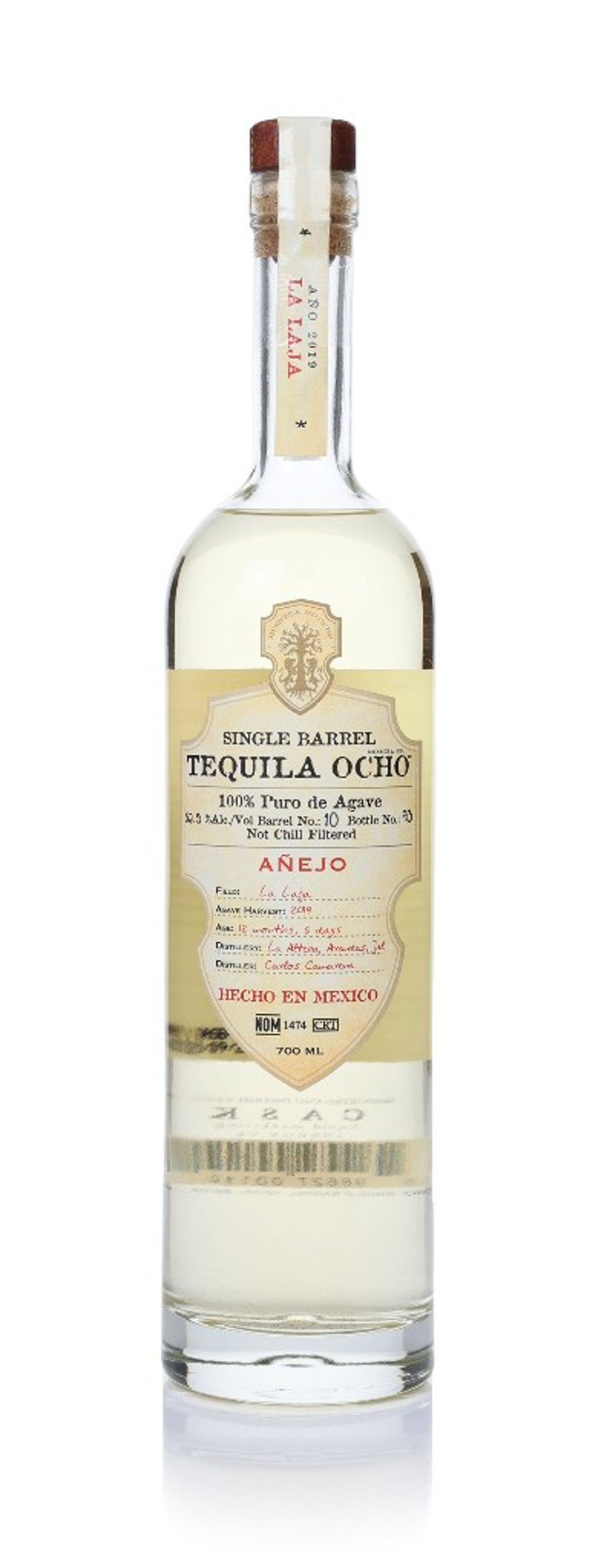 Ocho Single Barrel - La Laja Añejo - 2019 Harvest 70cl