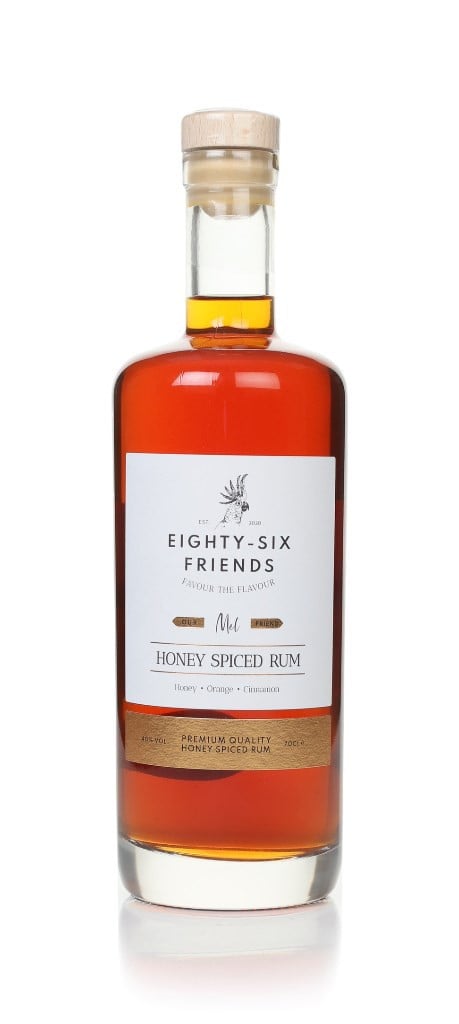 Eighty-Six Friends Honey Spiced Rum 70cl