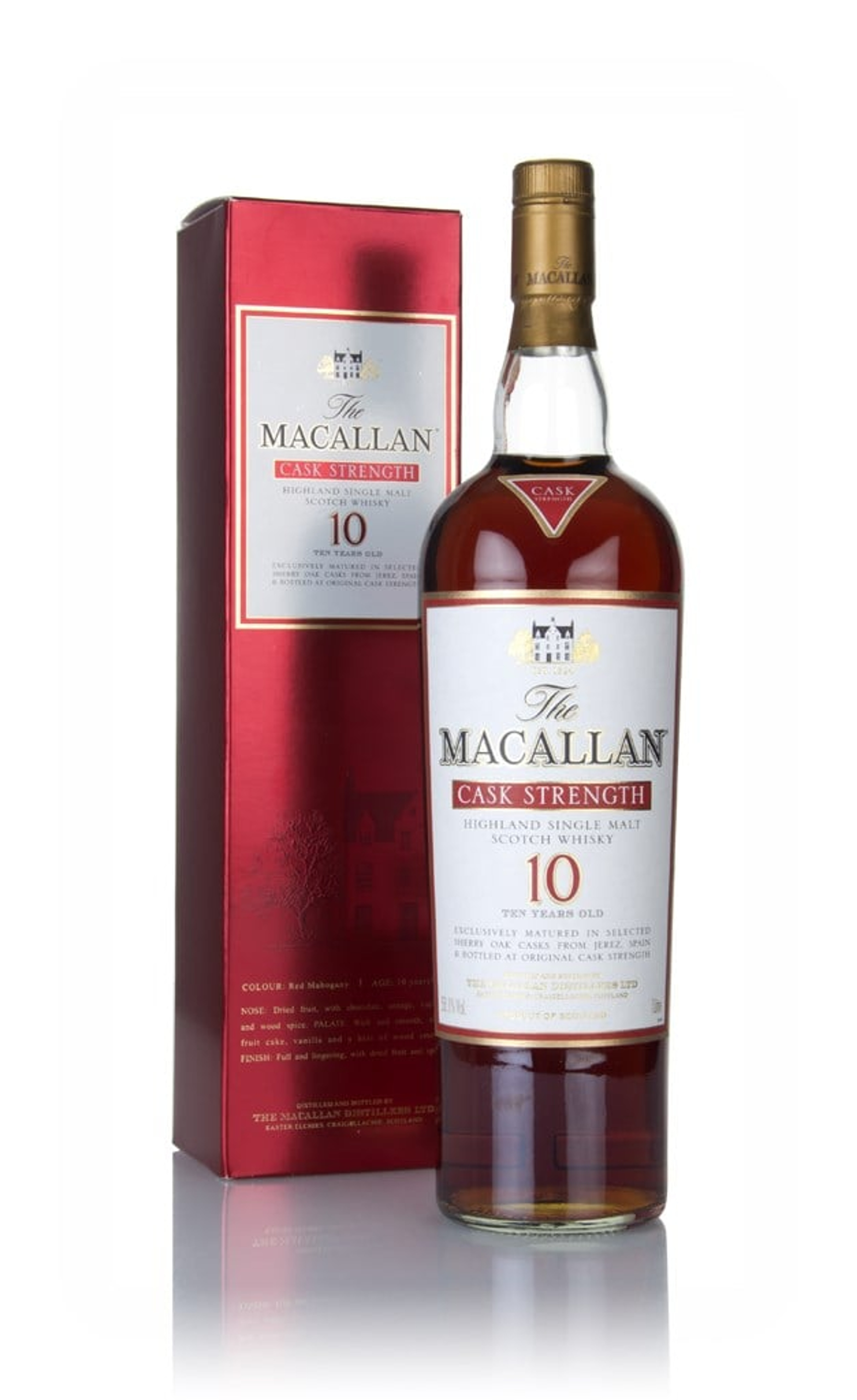 The Macallan 10 Year Old Cask Strength (1L) 100cl
