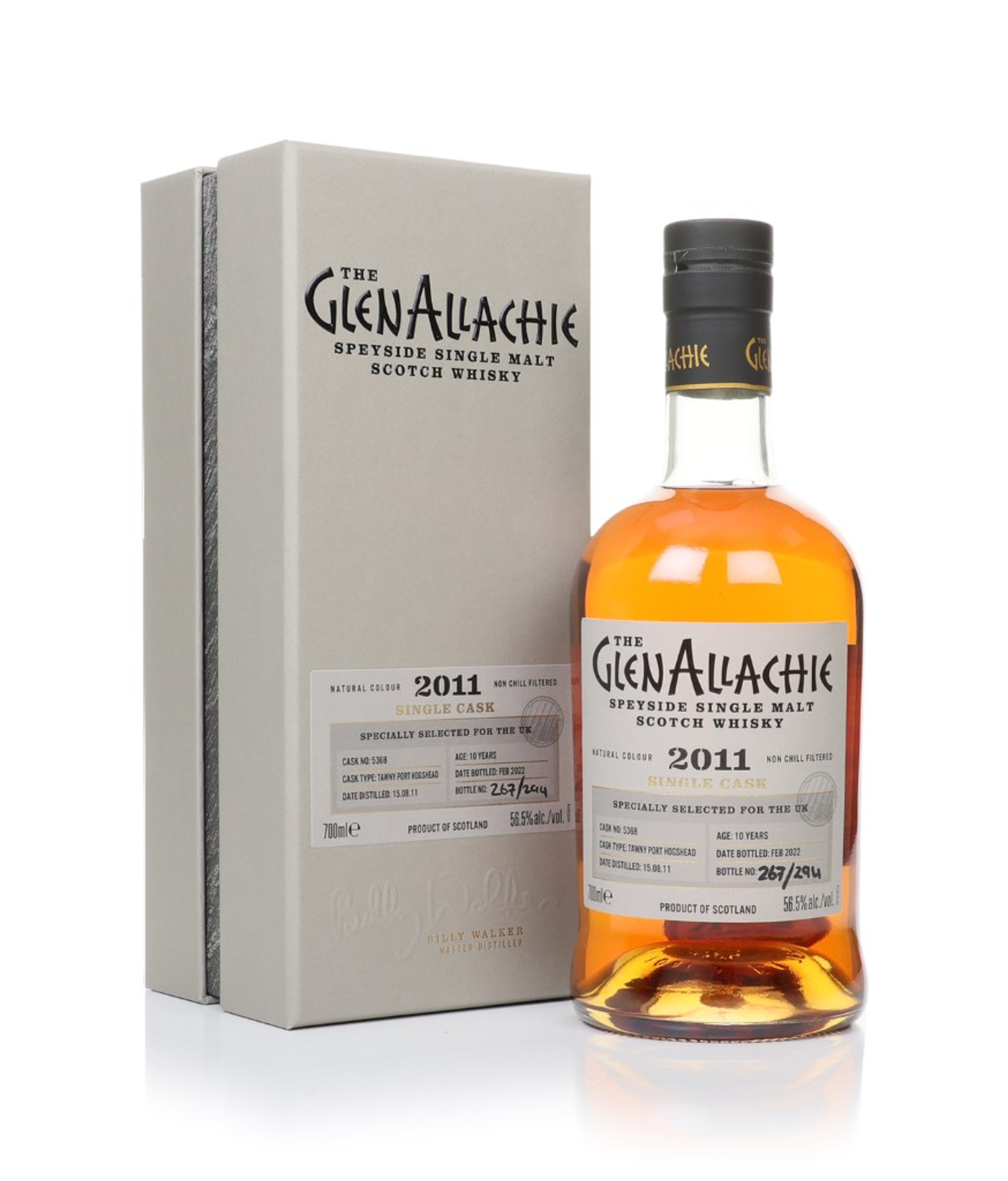 GlenAllachie 10 Year Old 2011 (cask 5368) - Single Cask 70cl