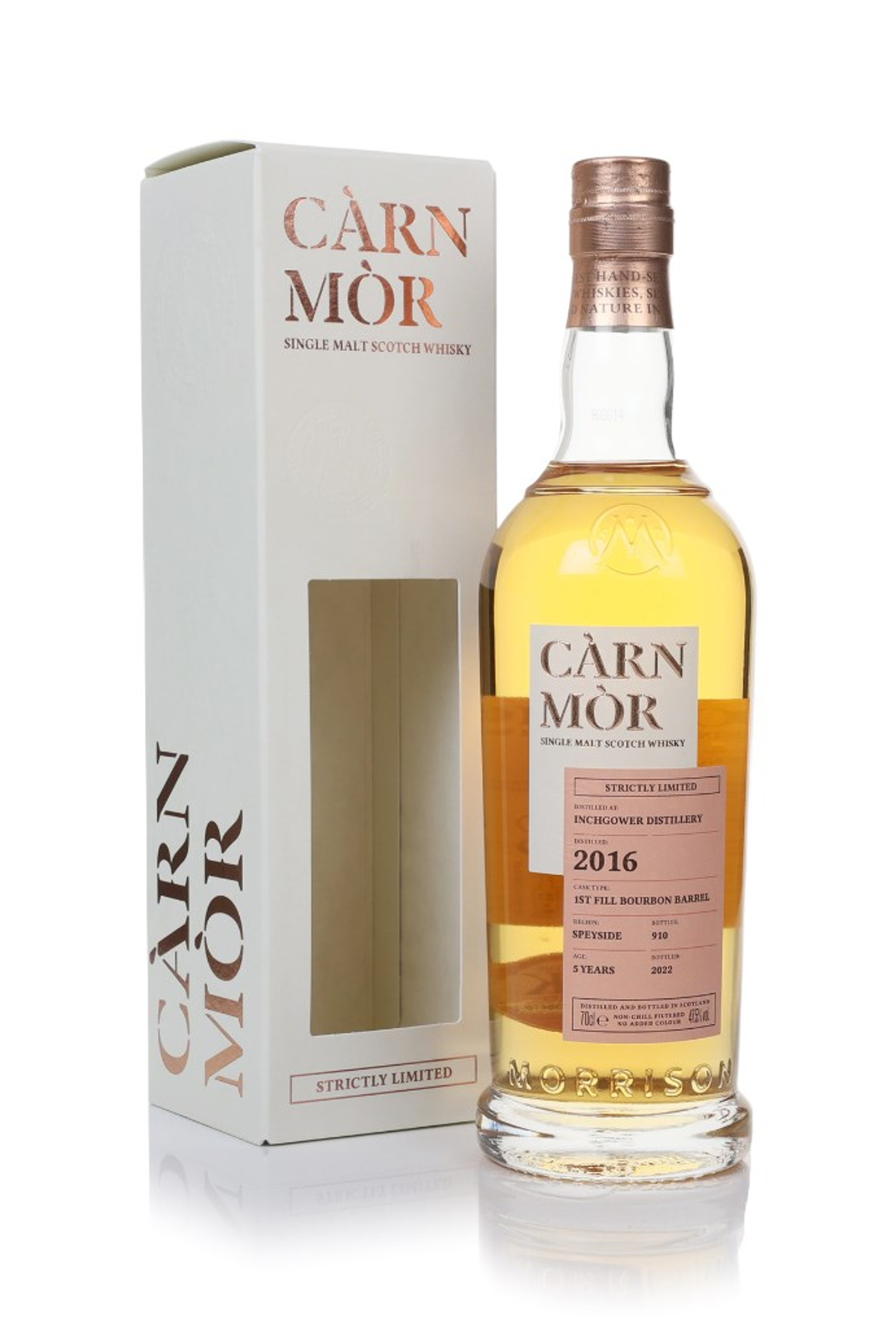 Inchgower 5 Year Old 2016 - Strictly Limited (Càrn Mòr) 70cl