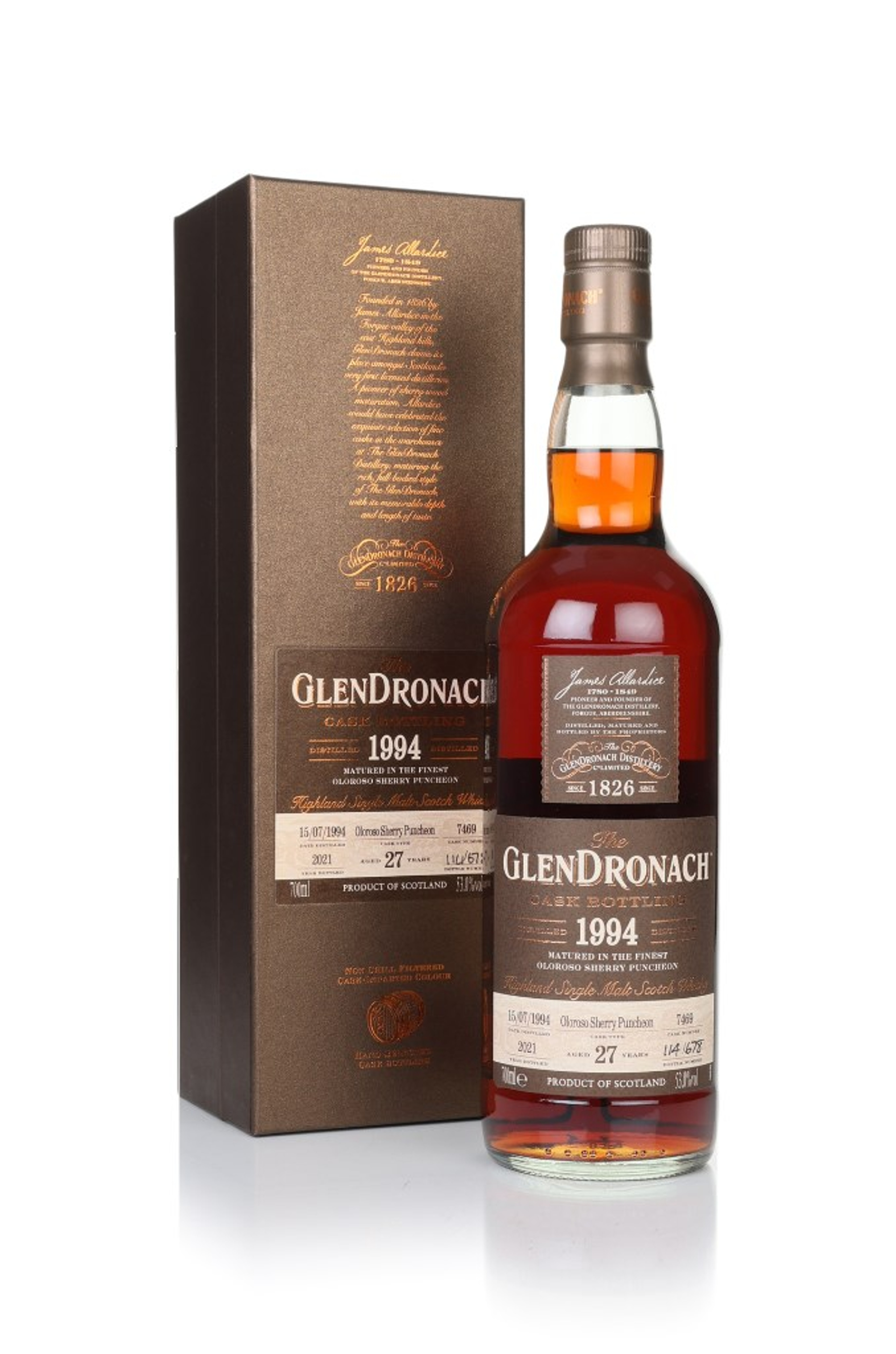 The GlenDronach 27 Year Old 1994 (cask 7469) 70cl