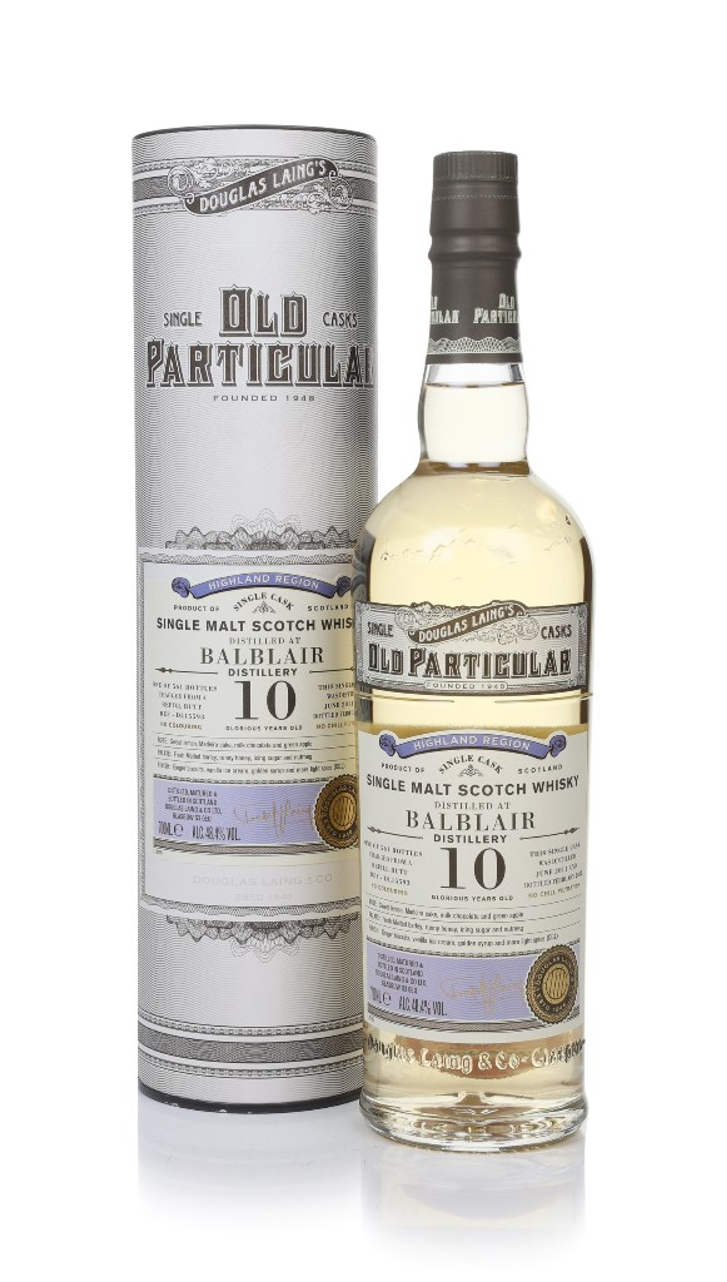 Balblair 10 Year Old 2011 (cask 15593) - Old Particular (Douglas Laing) 70cl