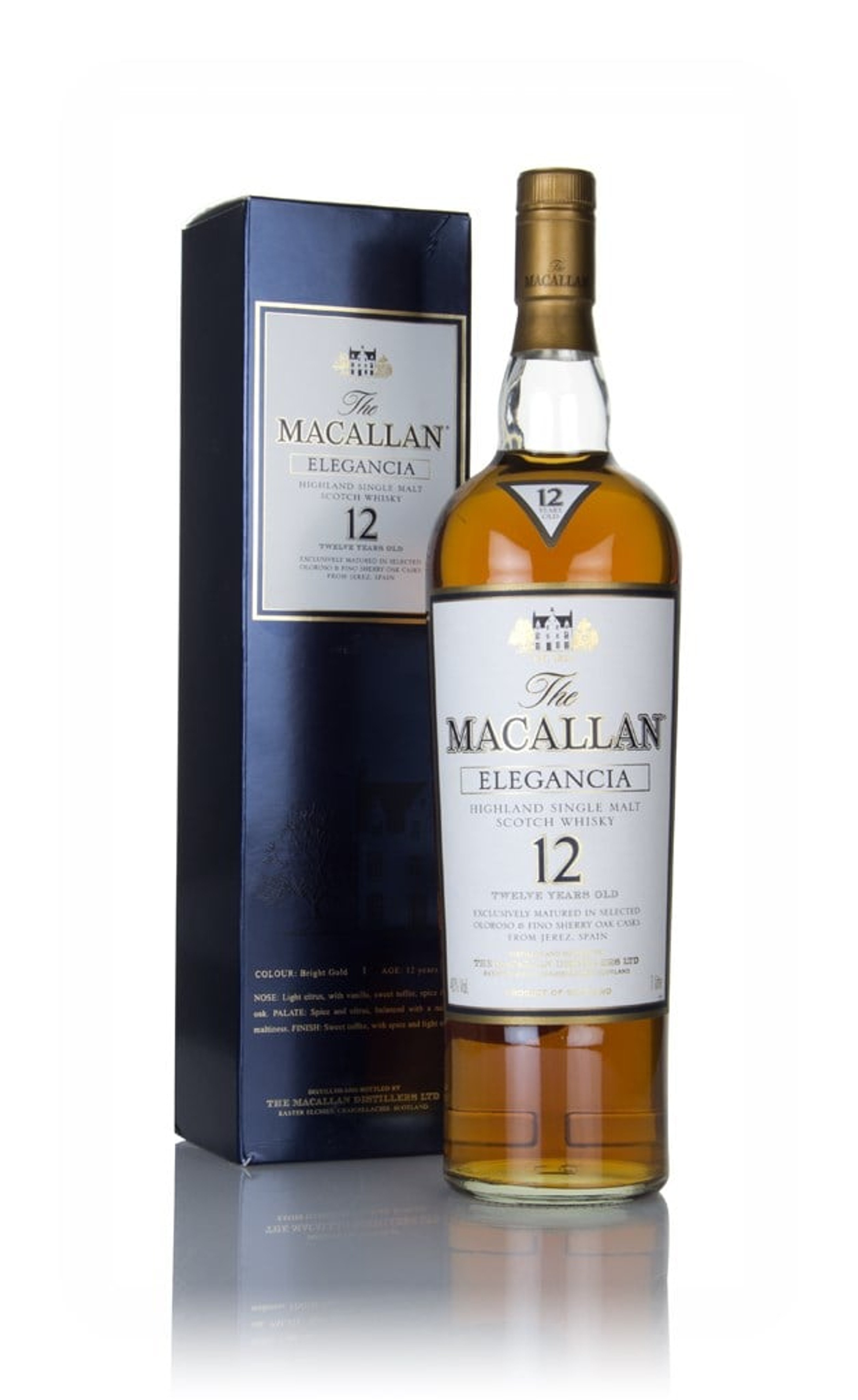 The Macallan 12 Year Old Elegancia 100cl