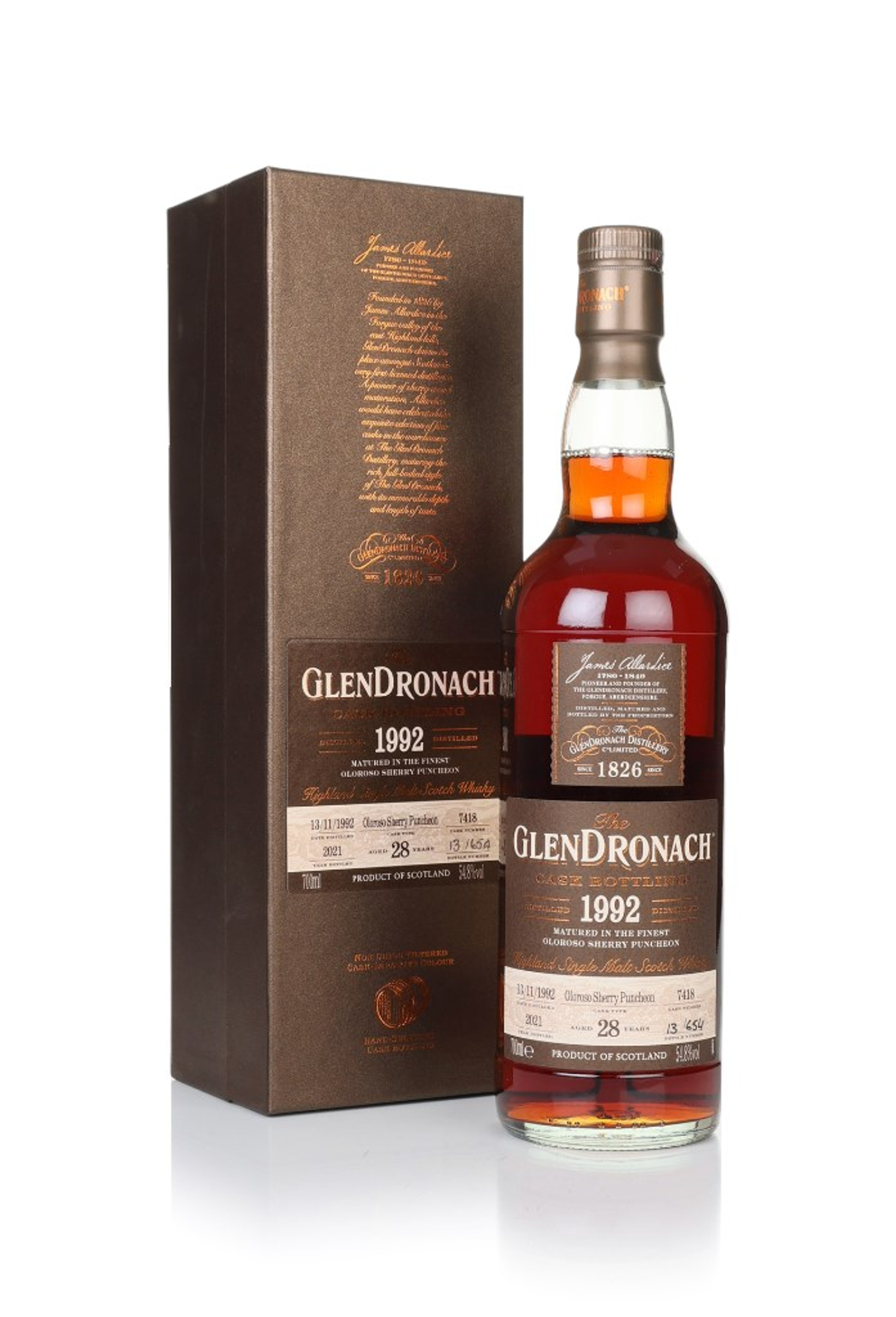 The GlenDronach 28 Year Old 1992 (cask 7418) 70cl