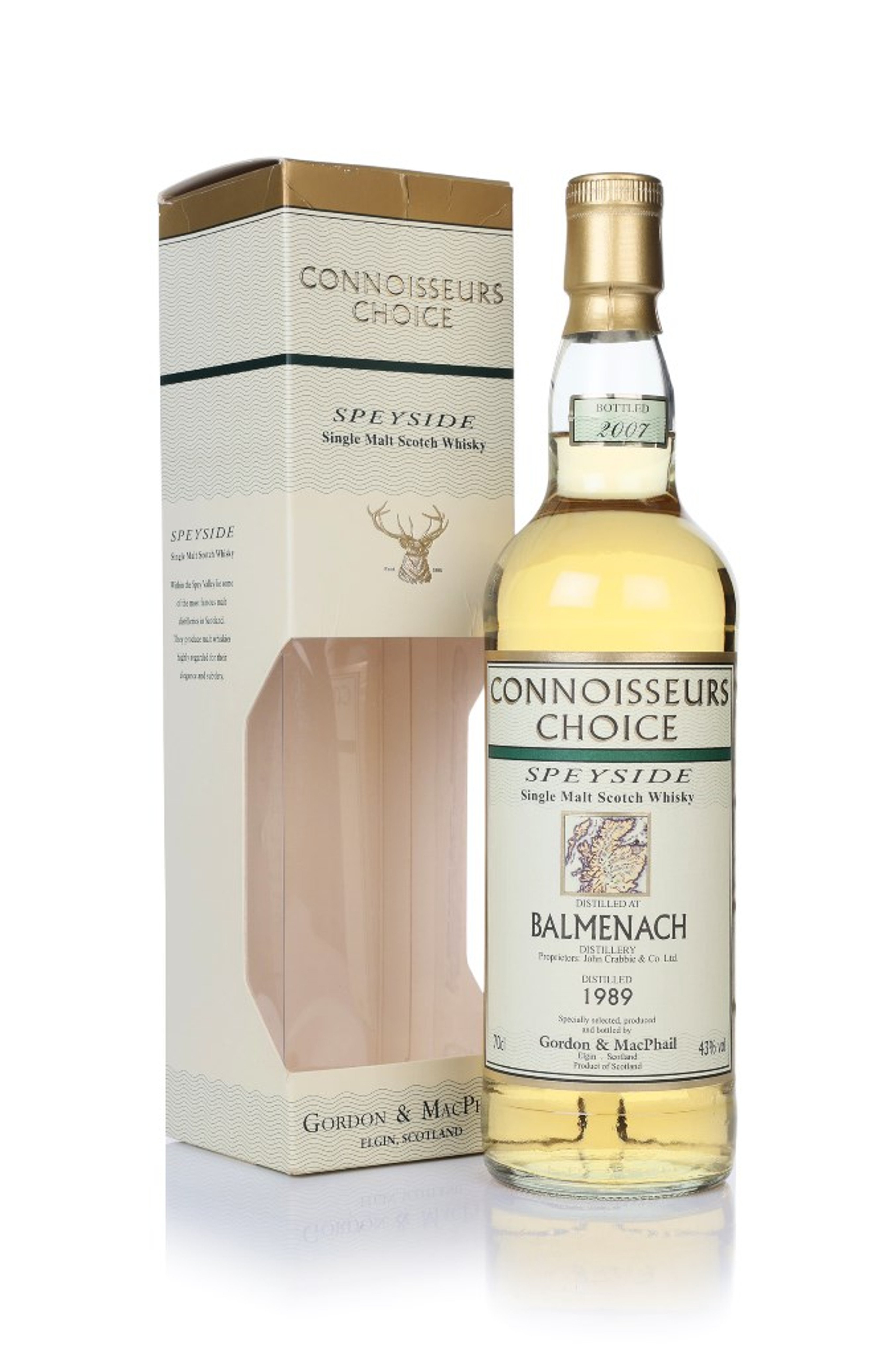 Balmenach 1989 (bottled 2007) - Connoisseurs Choice (Gordon & MacPhail) 70cl