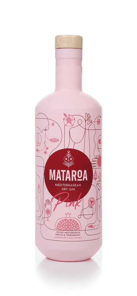 Mataroa Mediterranean Dry Gin Pink 70cl