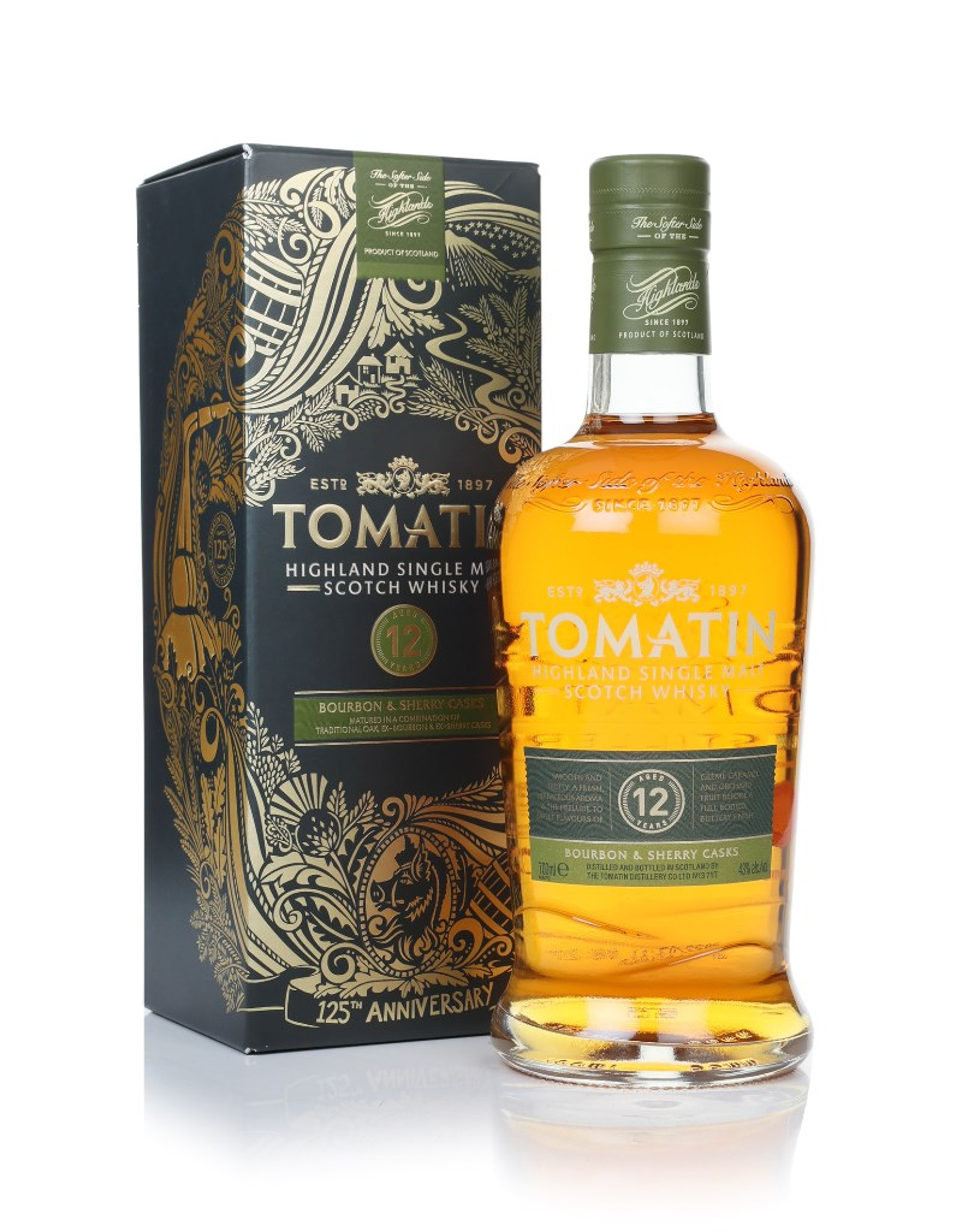 Tomatin 12 Year Old  – 125th Anniversary 70cl