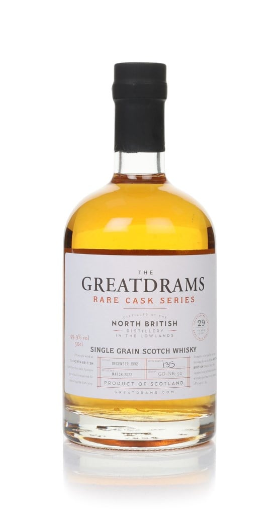 North British 29 Year Old 1992 (cask GD-NB-92) - Rare Cask Series (GreatDrams) 50cl