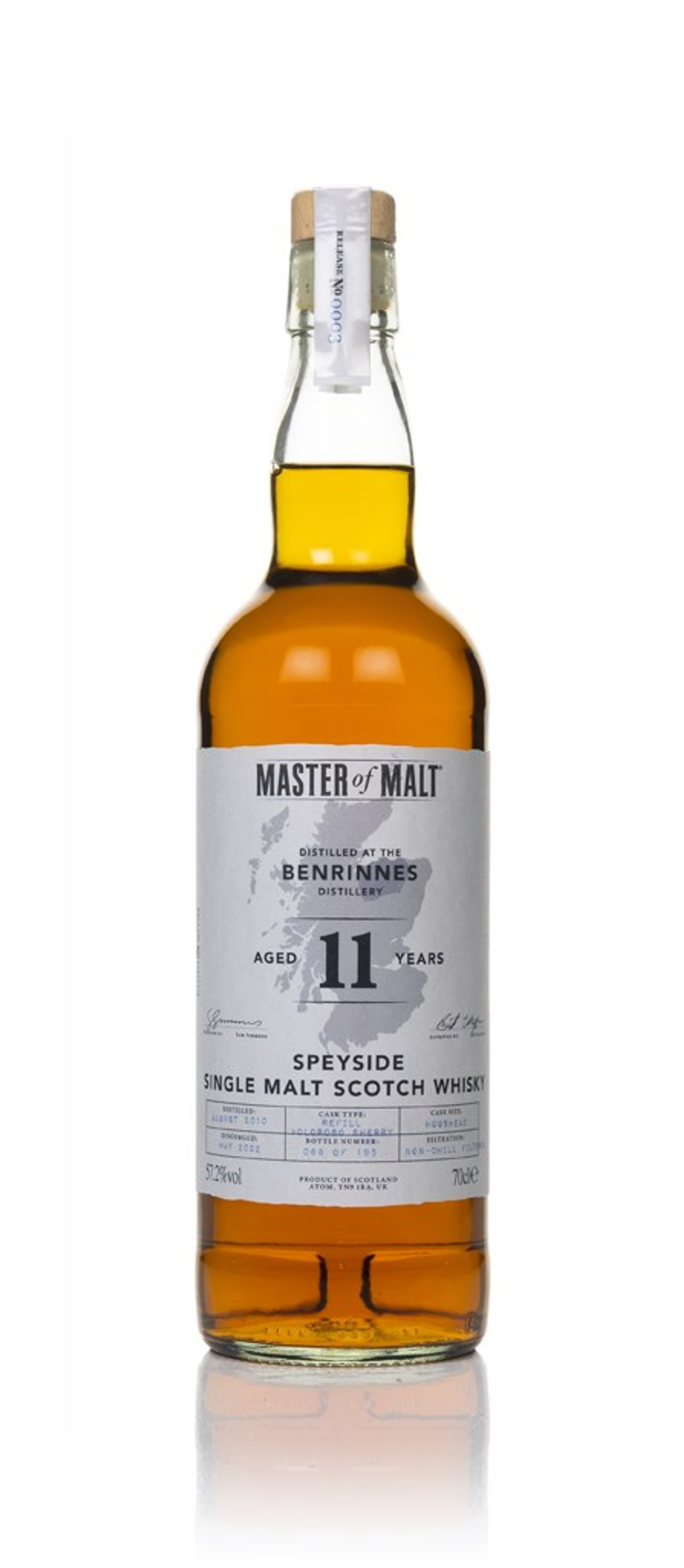 Benrinnes 11 Year Old 2010 (Master of Malt) 70cl